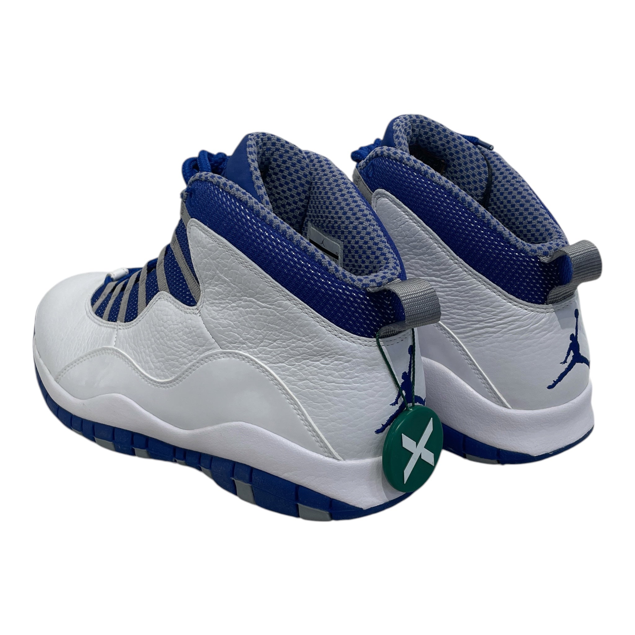NIKE/AIR JORDAN 10 RETRO TXT/Hi-Sneakers/US 11/Leather/WHT/487214-107 view 2