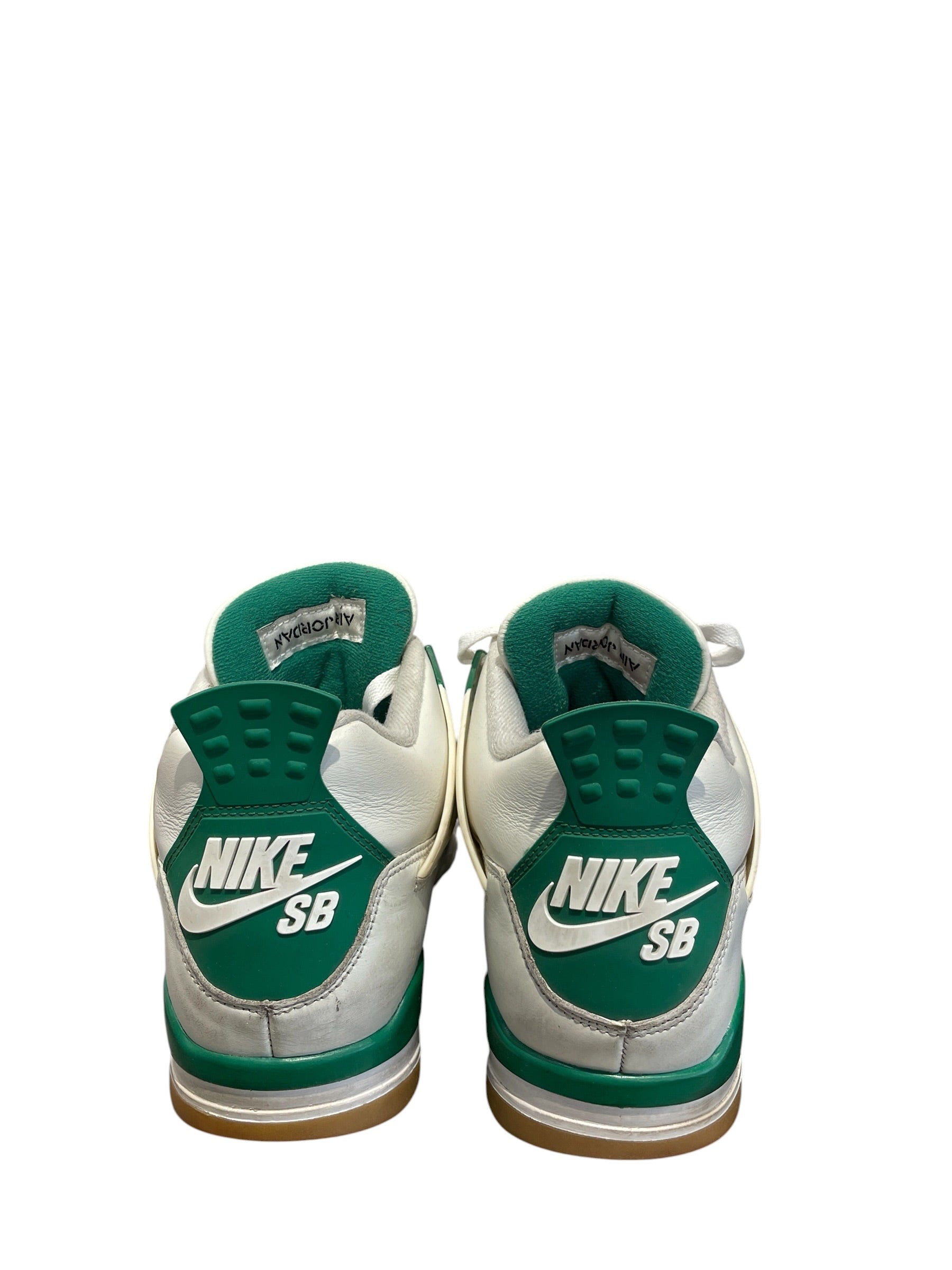 JORDAN BRAND/Hi-Sneakers/US 10/Leather/WHT/PINE GREEN AJ4 SB view 3