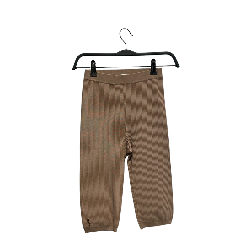 SAINT LAURENT/Shorts/XS/BEG/BIKER SHORTS