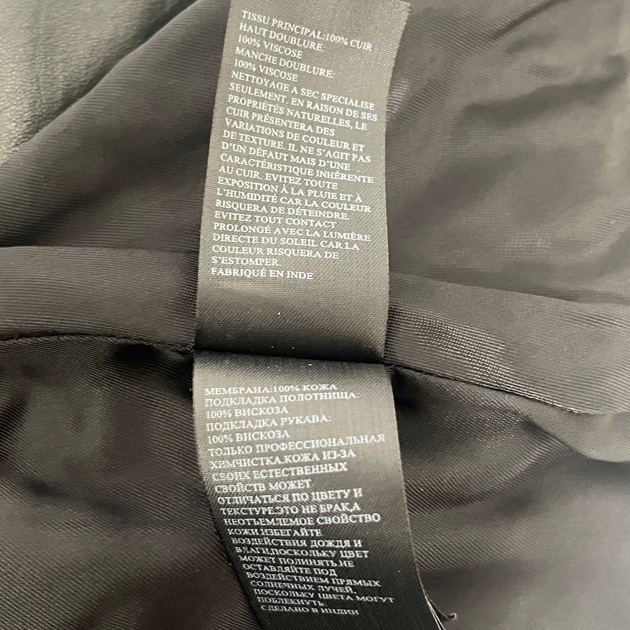 ALLSAINTS/Jacket/0/Leather/Gray/LEATHER JACKET view 5