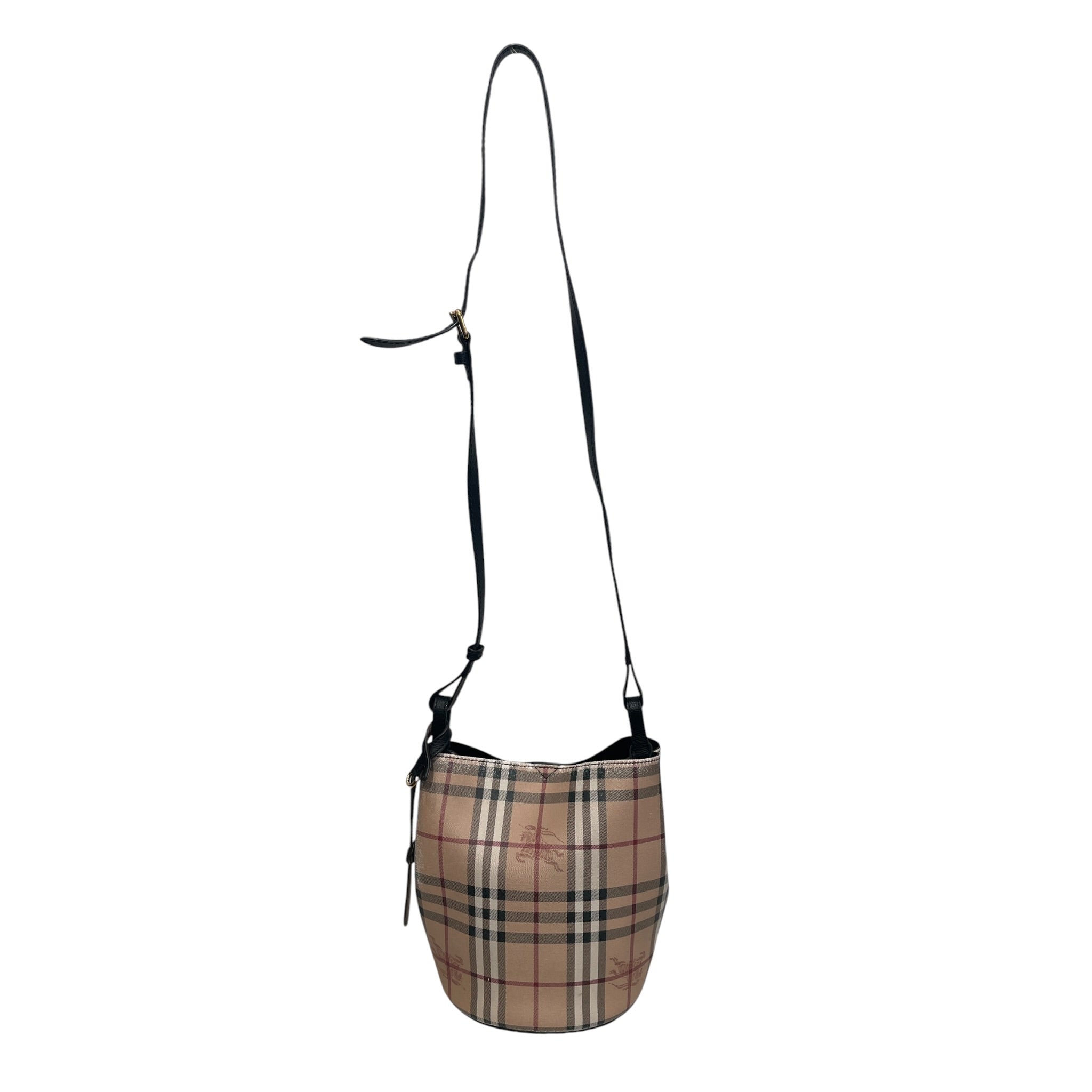 BURBERRY LONDON/Hand Bag/Plaid/Leather/BEG/BURBERRY CHECK CROSSBODY view 2