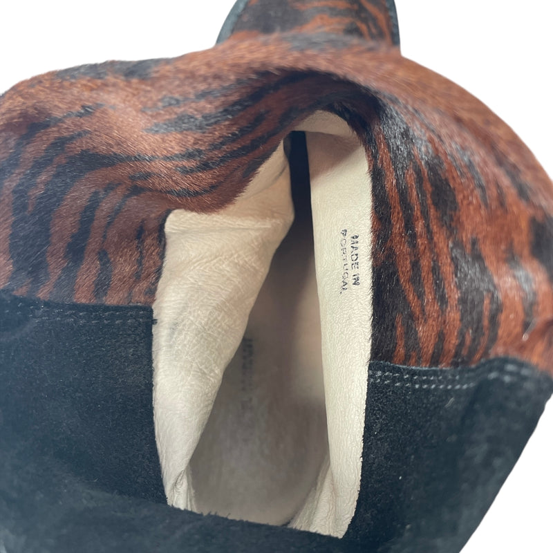 ISABEL MARANT/Booties/EU 36/Animal Pattern/BRW/SLOUCH SNEAKER BOOT