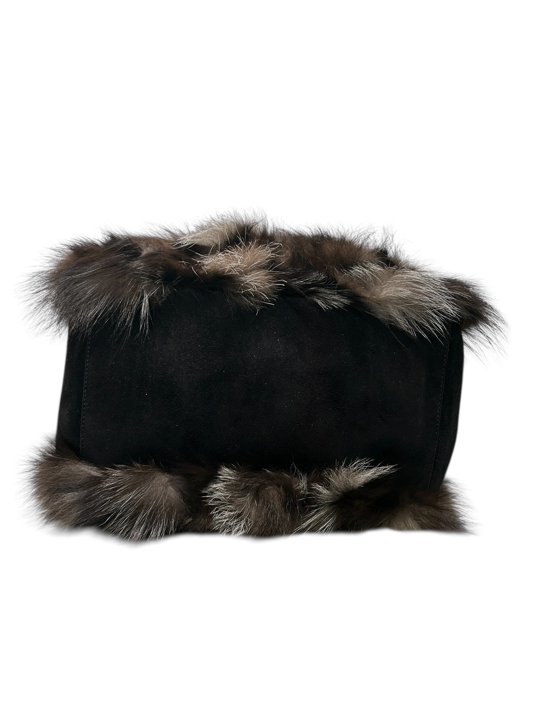 MICHAEL KORS/Tote Bag/Fur/BRW/dark brown fur view 3