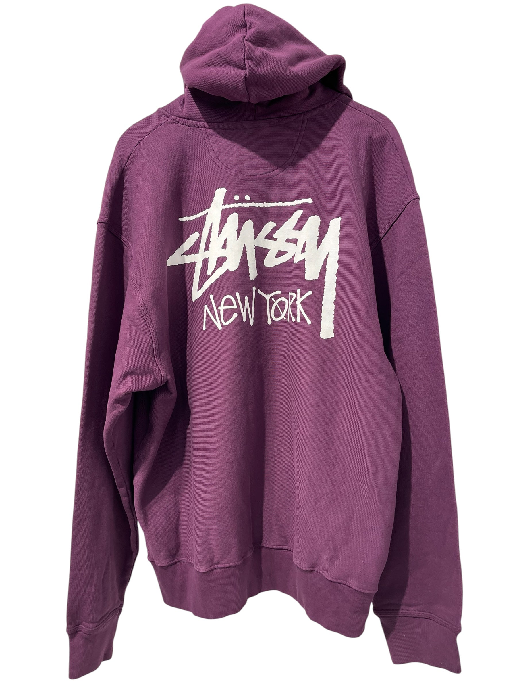 STUSSY/Hoodie/XXL/Cotton/PPL/NY EXCLUSIVE HOODIE PURPLE view 2