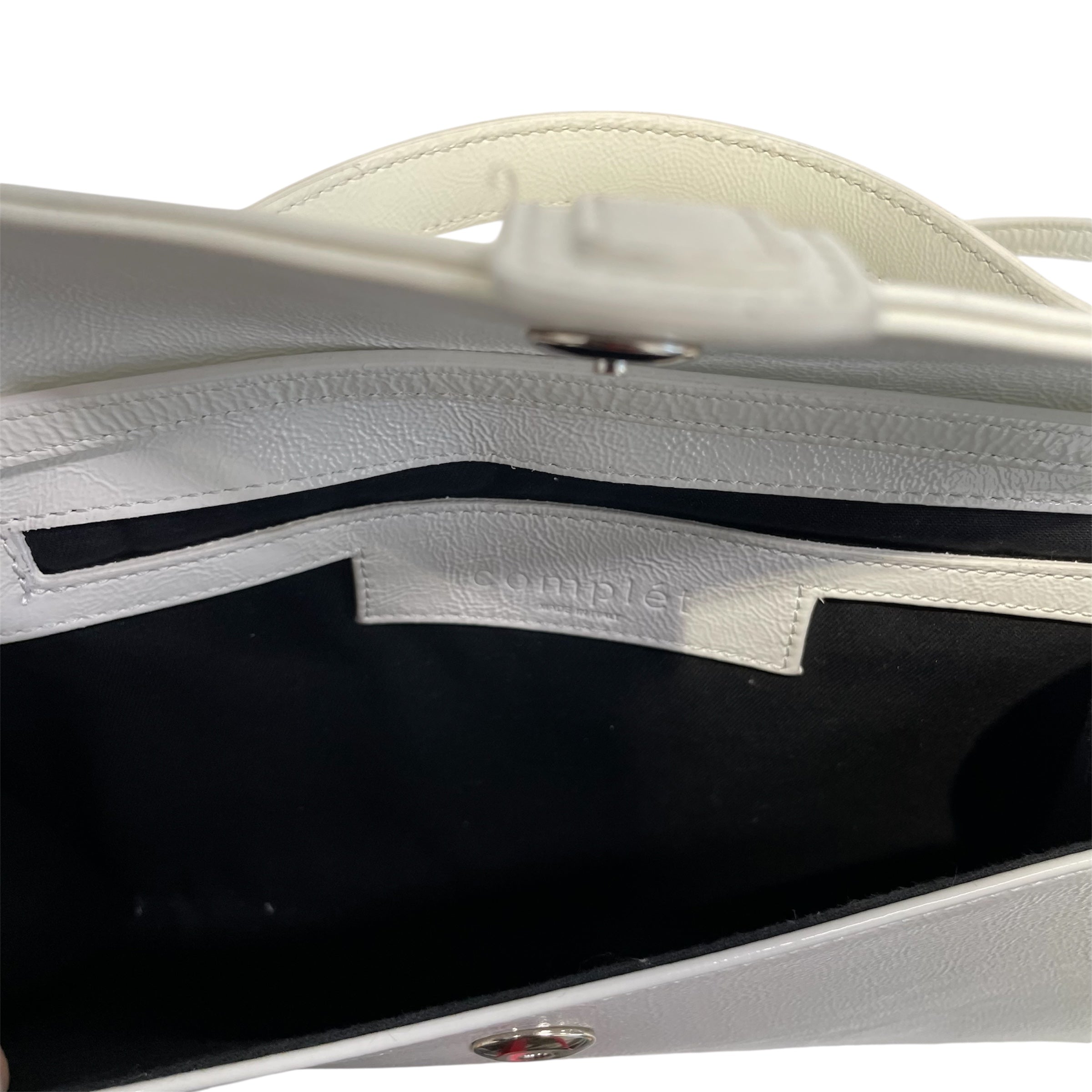COMPLET/Bag/Leather/WHT/WHITE BG view 7