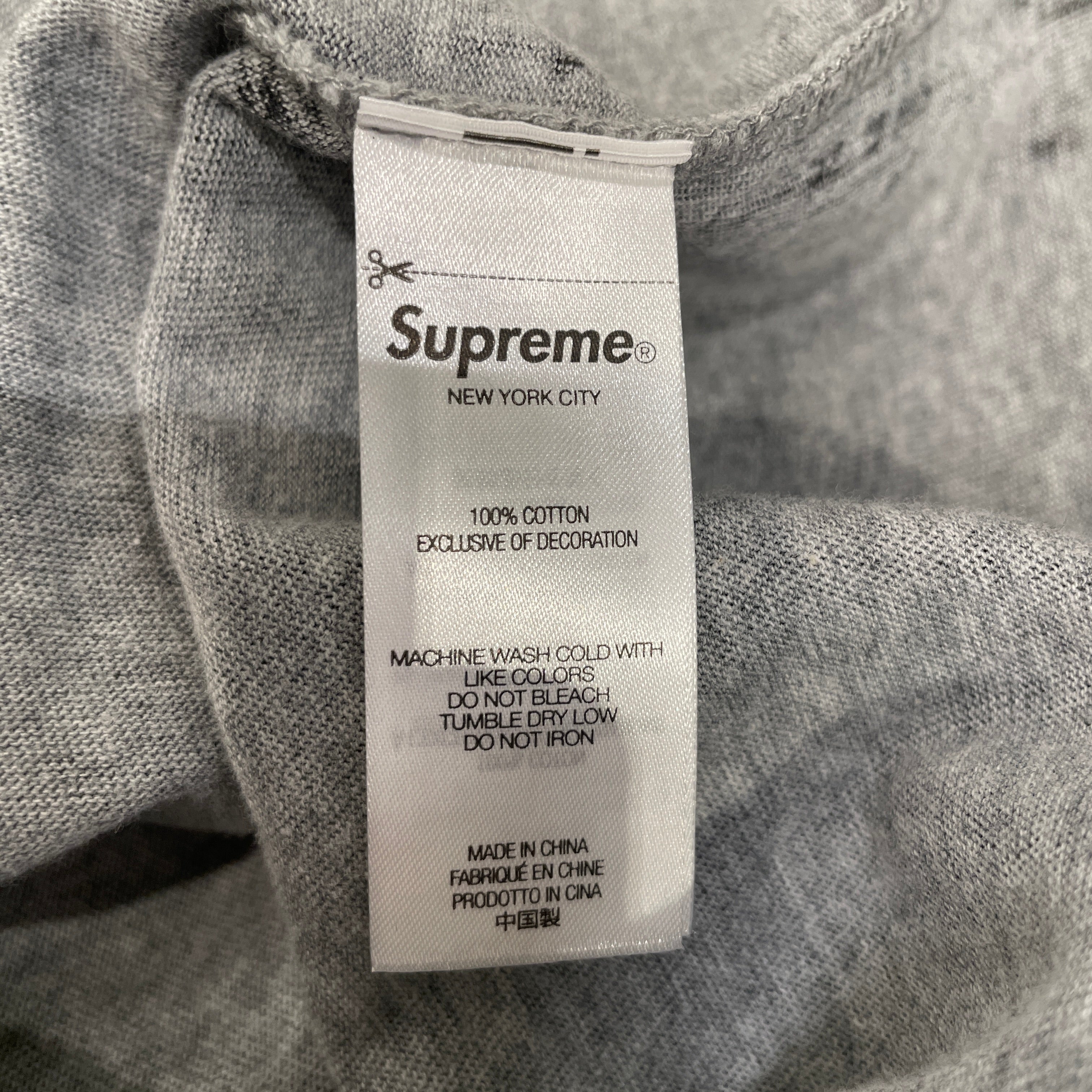 Supreme/T-Shirt/L/Cotton/BLK/OVRPRINT S/S TOP view 4