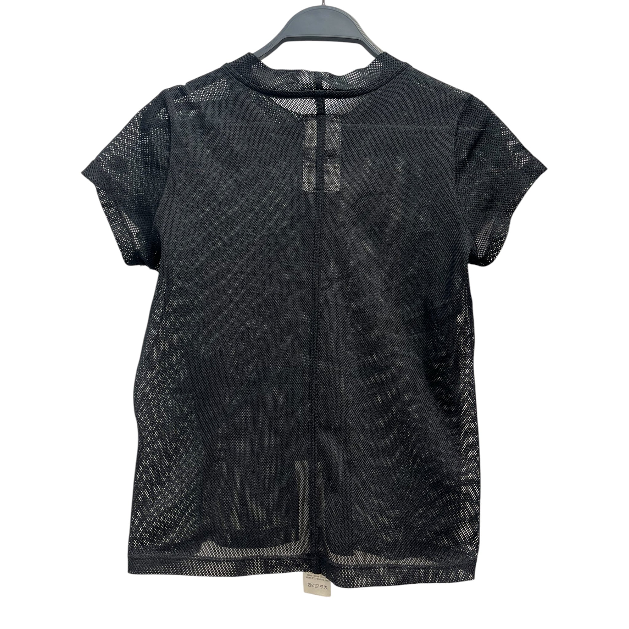 Rick Owens/Champion/T-Shirt/S/Polyester/BLK/MESH BACK SEEM view 2
