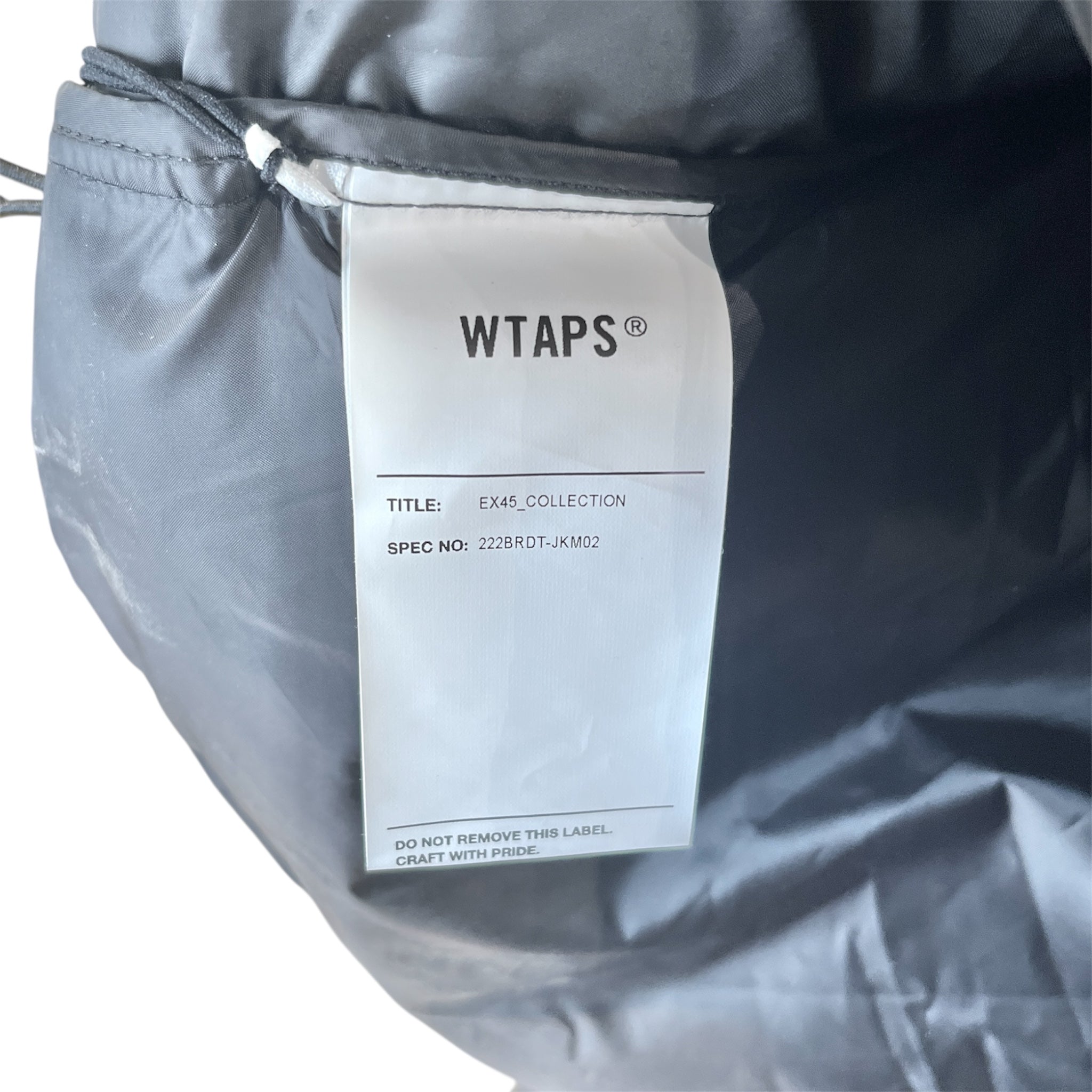 w)taps/Puffer Jkt/2/Black/Polyester/222BRDT-JKM02 view 4