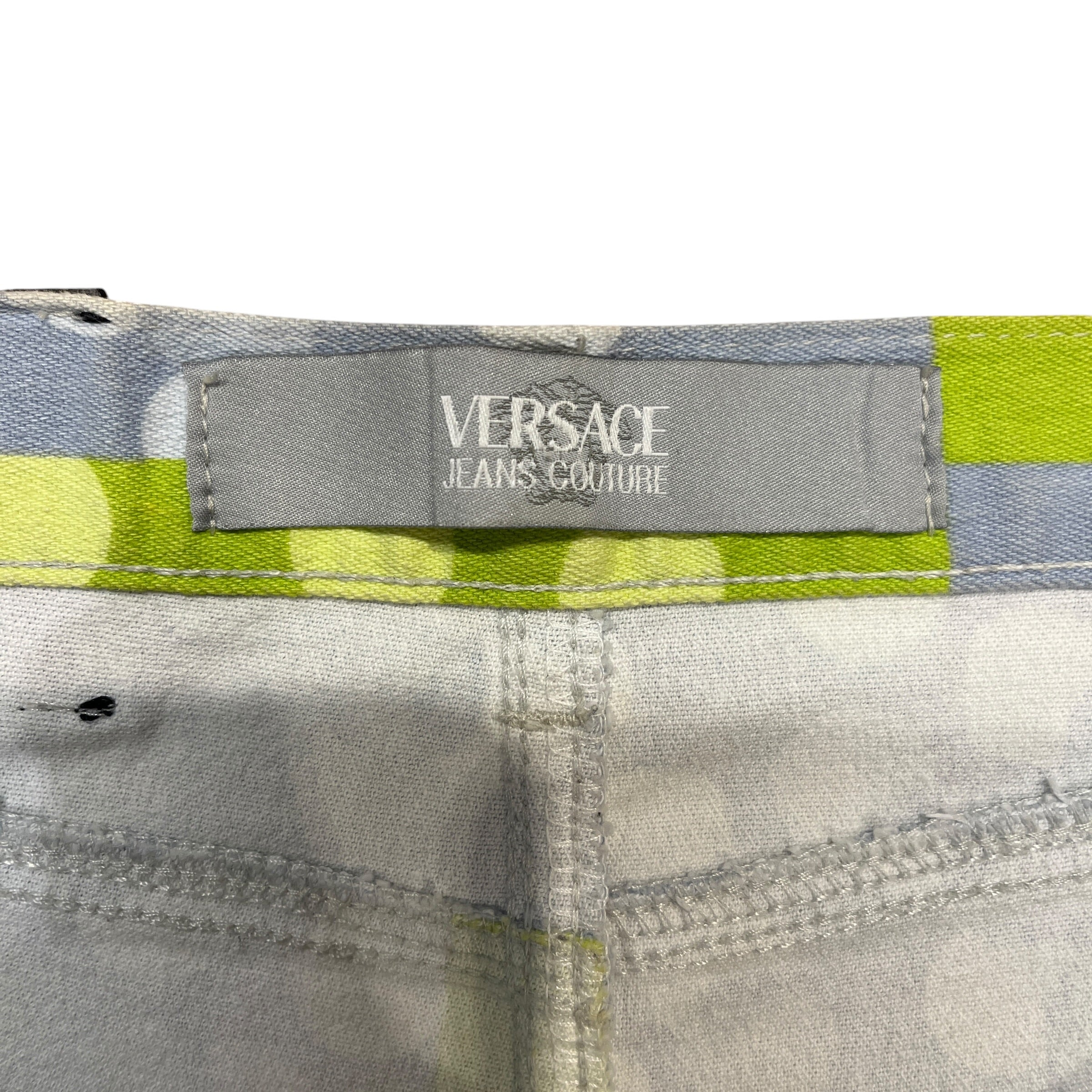 VERSACE/Straight Pants/24/Denim/BLU/Polka Dot/ view 3