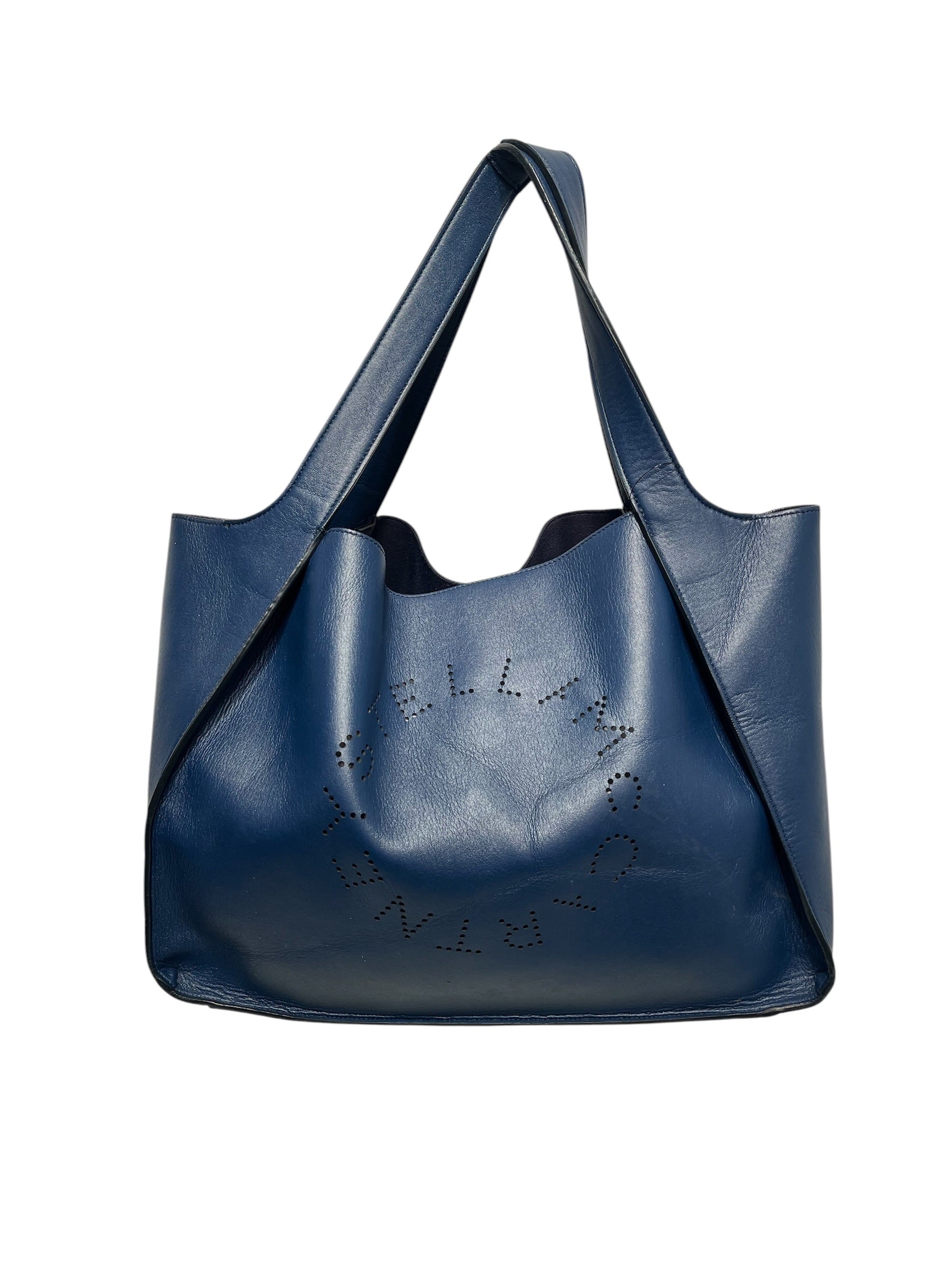STELLAMcCARTNEY/Tote Bag/Monogram/Leather/NVY/ view 1