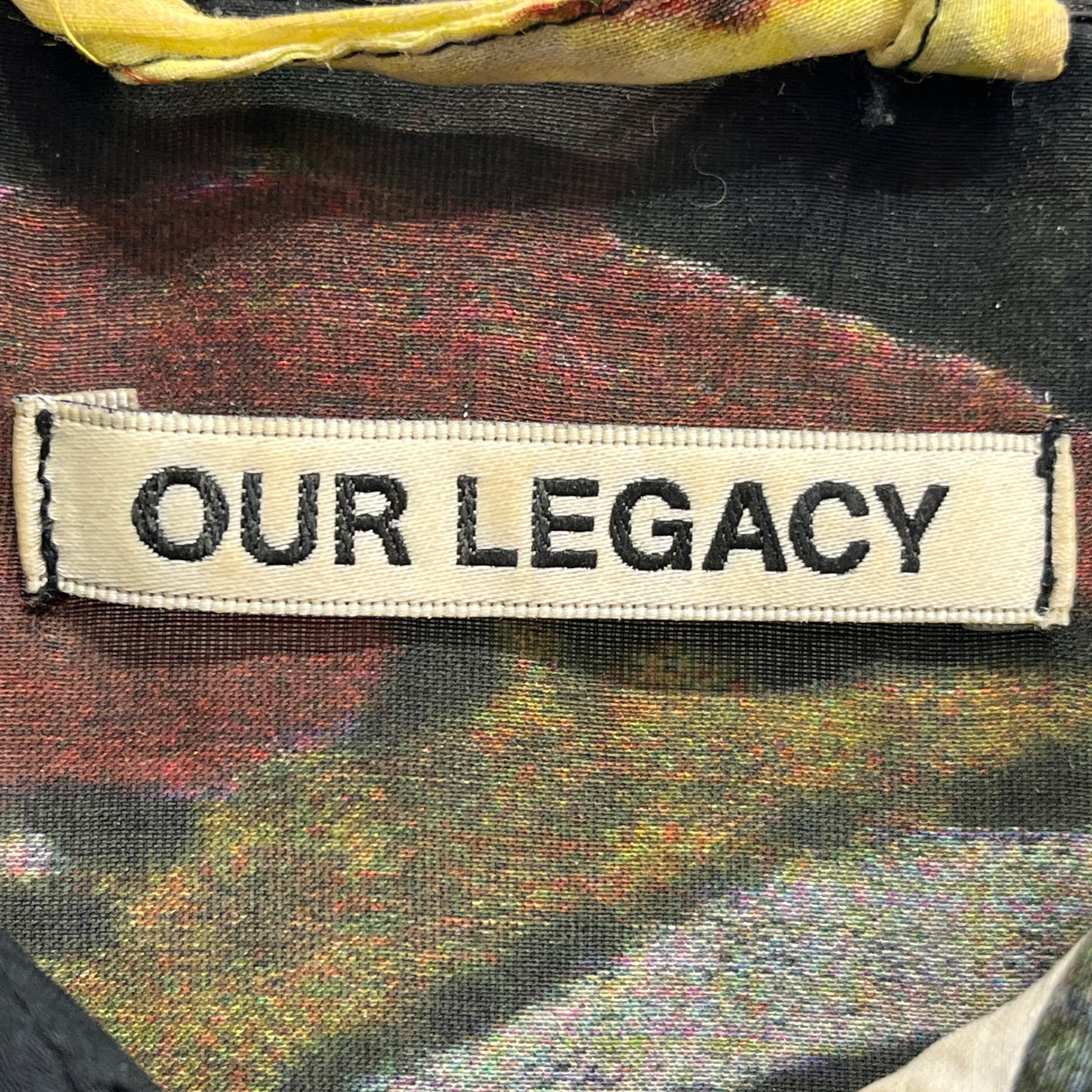 OUR LEGACY/Shirt/50/Cotton/MLT/All Over Print/Peace Crowd view 3