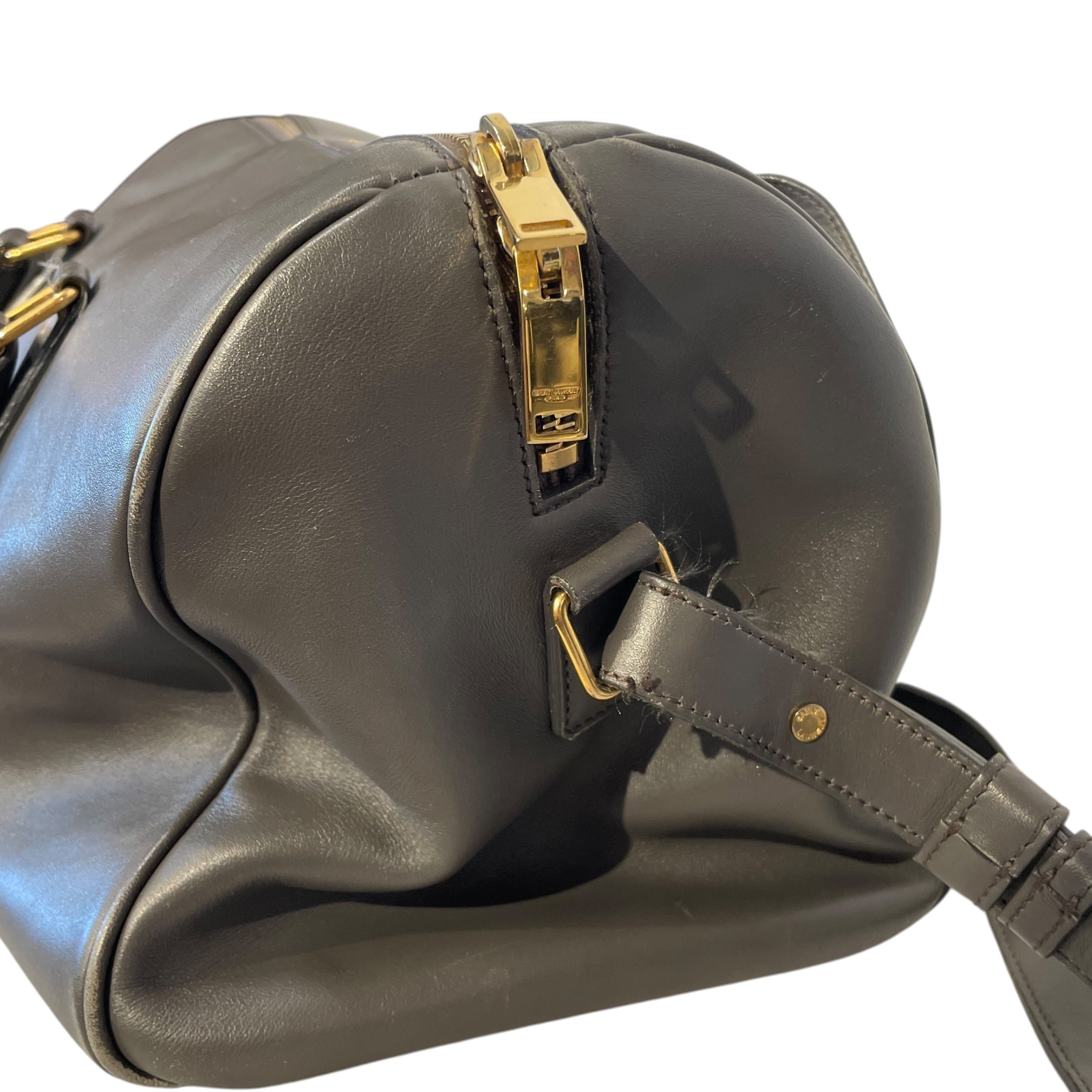 SAINT LAURENT/Hand Bag/Leather/GRY/LEATHER CLASSIC DUFFLE view 10