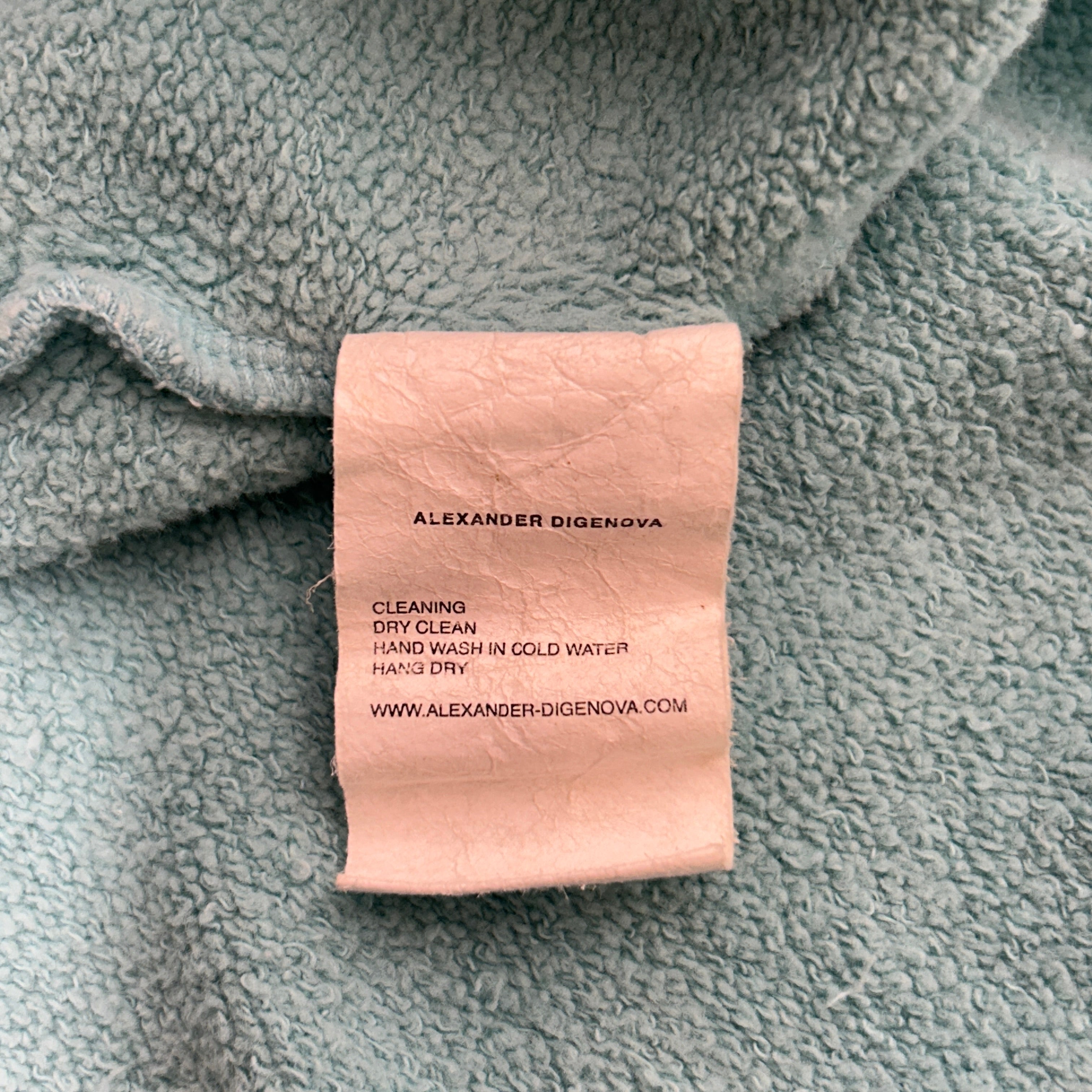 ALEXANDER DIGENOVA/Hoodie/2/Cotton/BLU/SUPERSTAR view 4