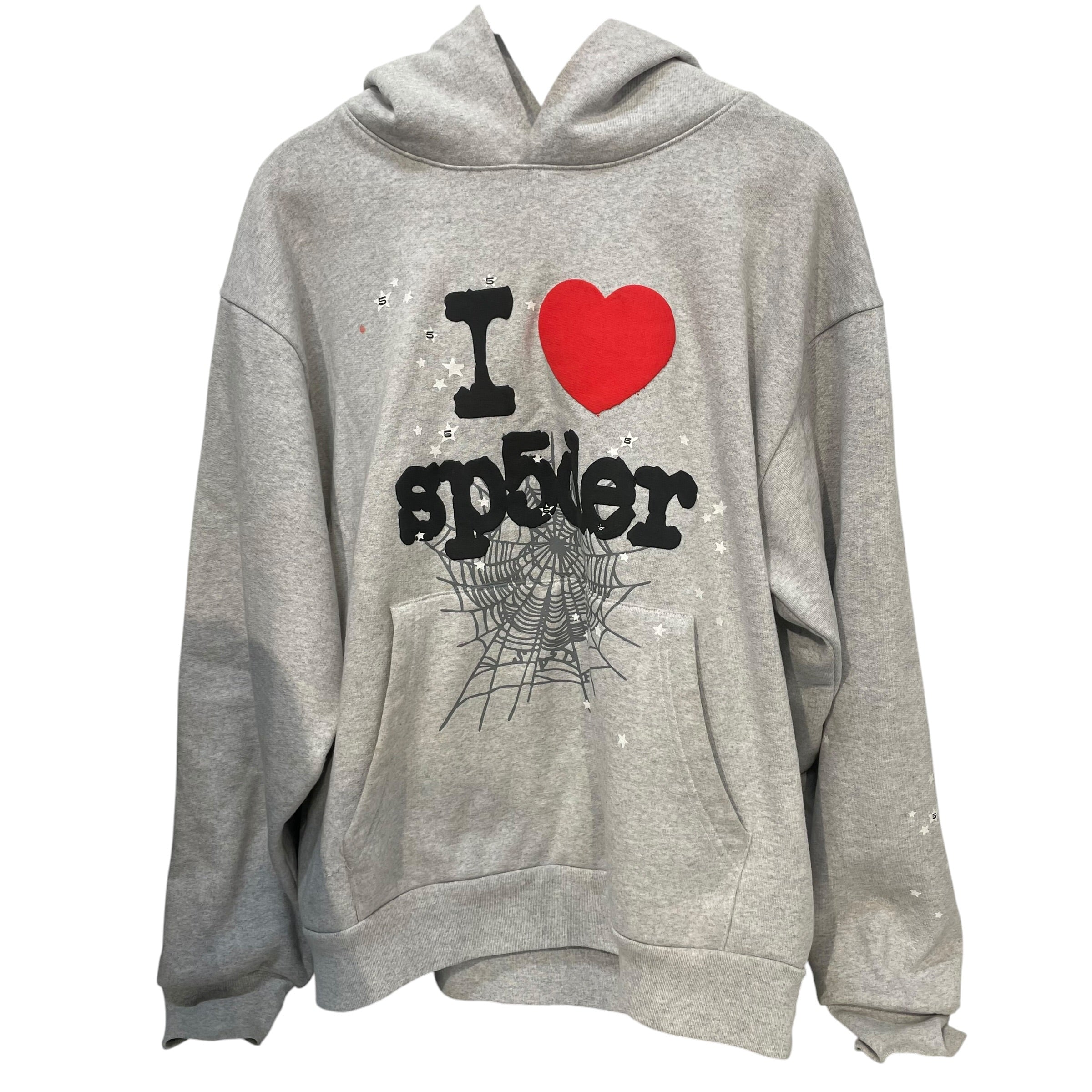 Sp5der/Hoodie/L/Cotton/GRY/i hear sp5der view 1