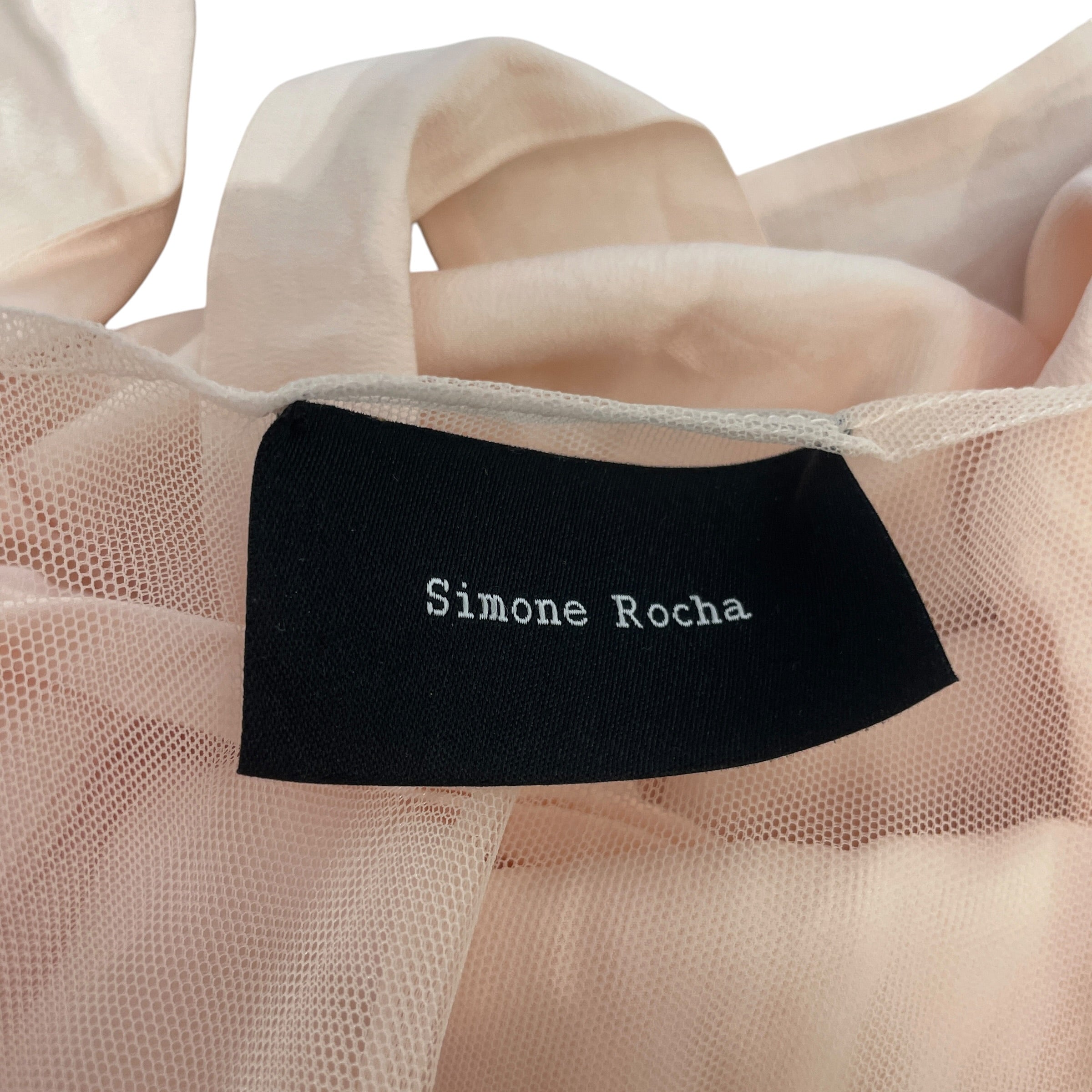 SIMONE ROCHA/SL Dress/8/Silk/PNK/SIDE BUTTONS/CINCH view 3