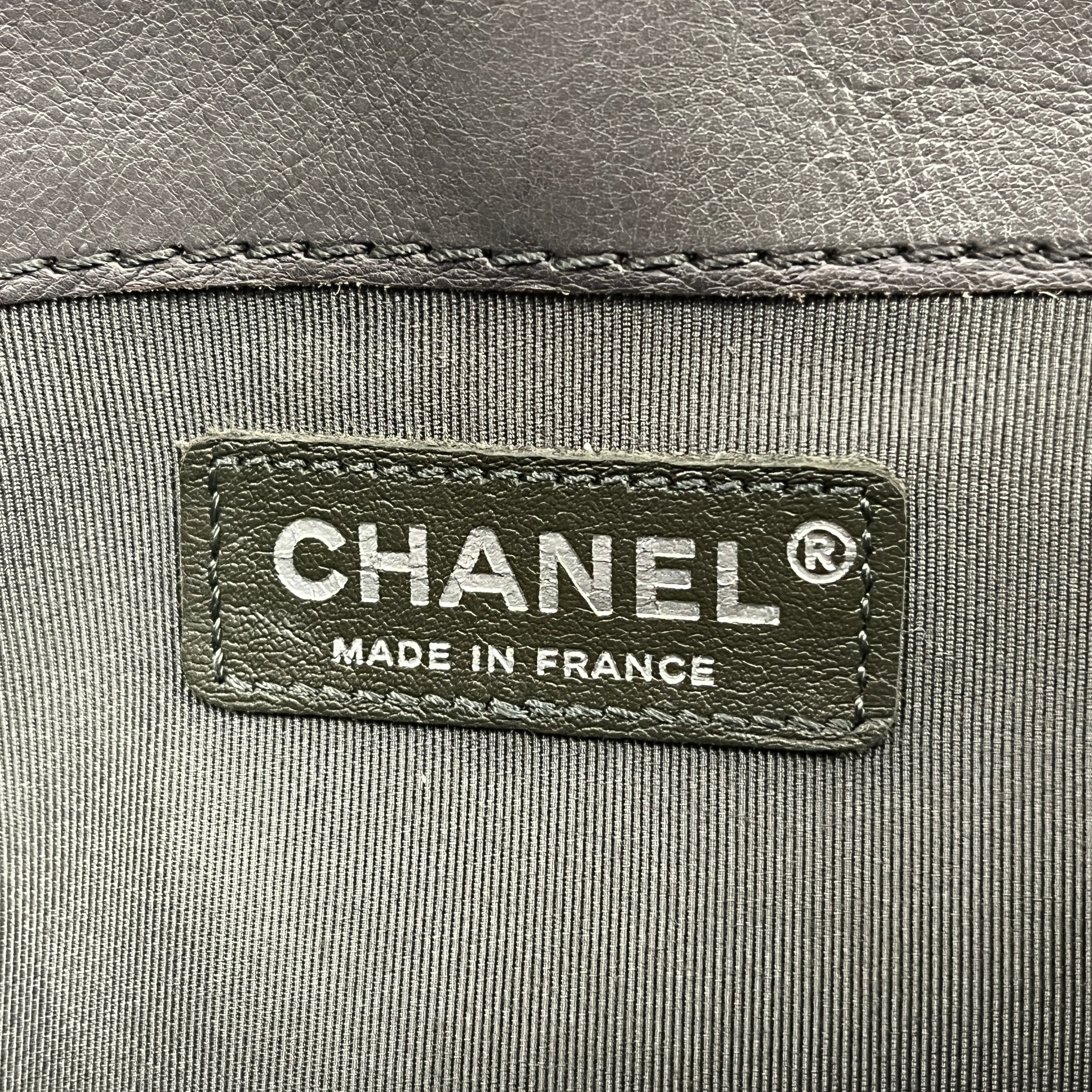 CHANEL/Cross Body Bag/Leather/GRY/BOY REVERSO QUILT 18935727 view 5