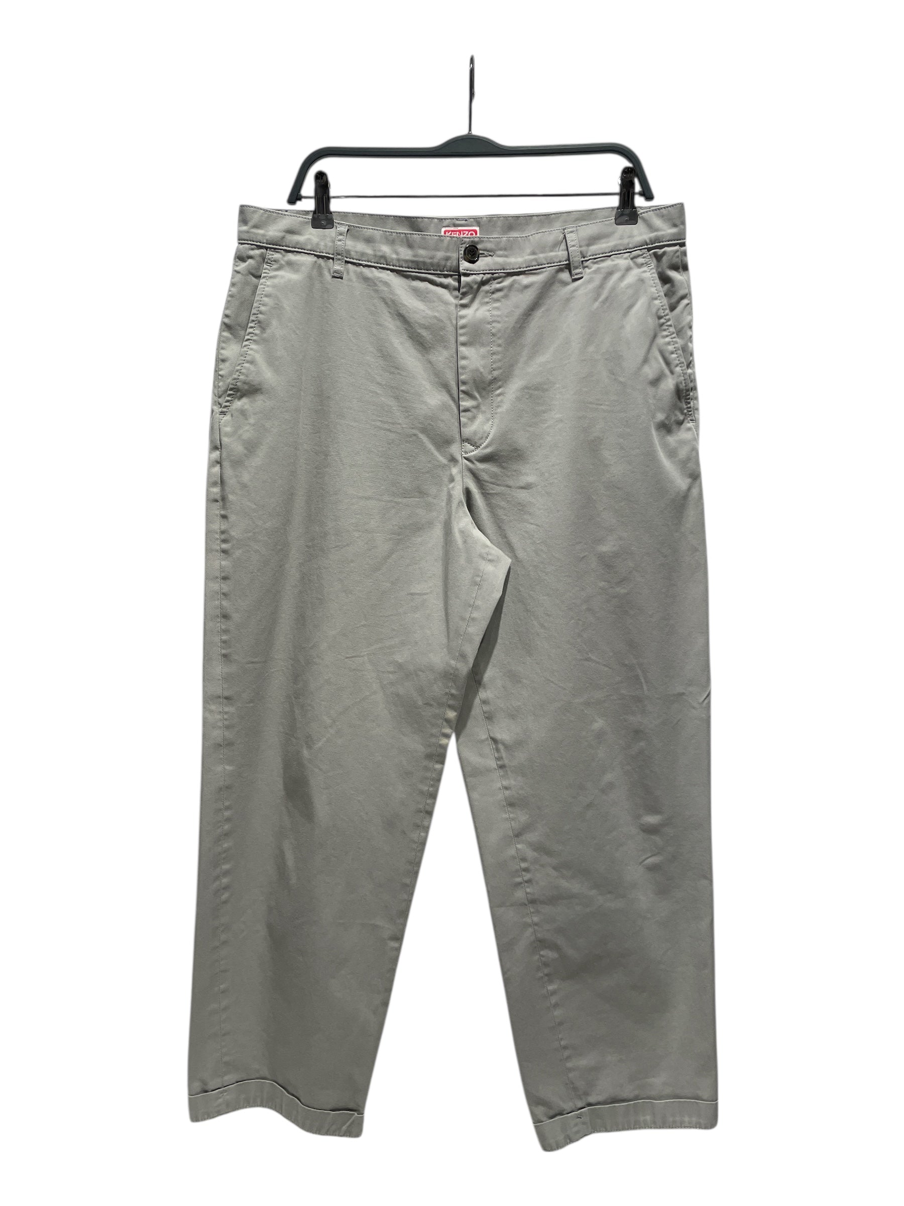 KENZO/Pants/44/Cotton/GRY/chinos view 1