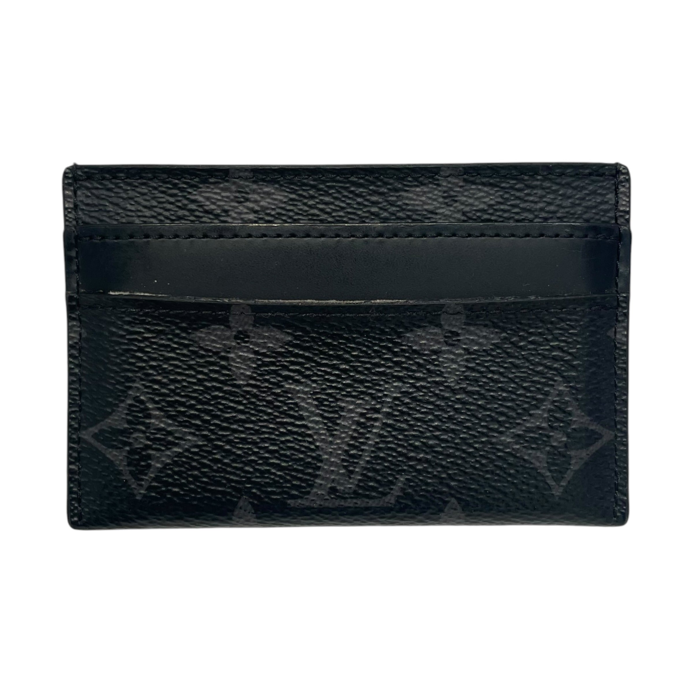 LOUIS VUITTON/Wallet/Monogram/BLK/M's/BLACK CARD HOLDER TS4177 view 1