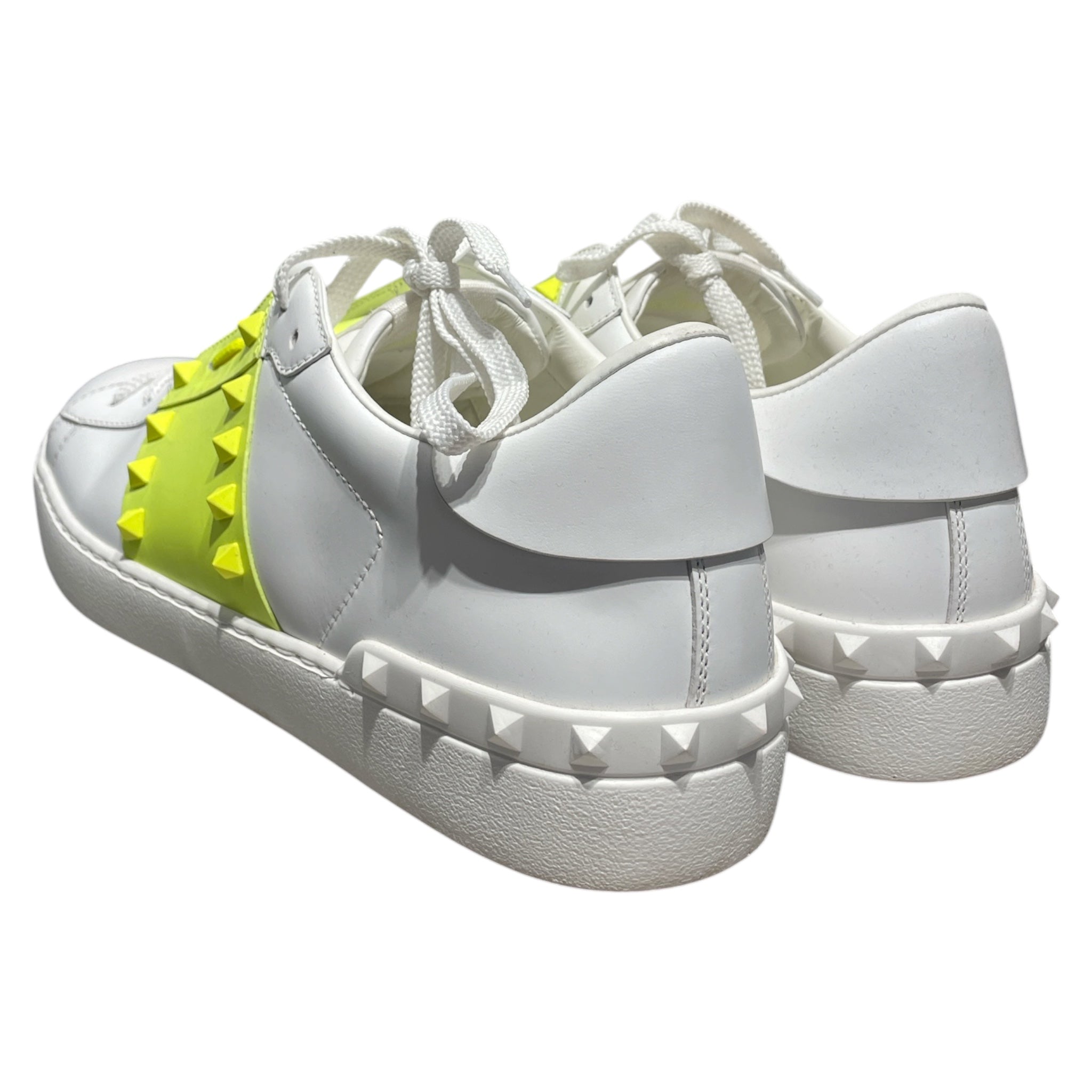 VALENTINO GARAVANI/Low-Sneakers/EU 43/Leather/WHT/Rockstud Stripe Shoe view 2