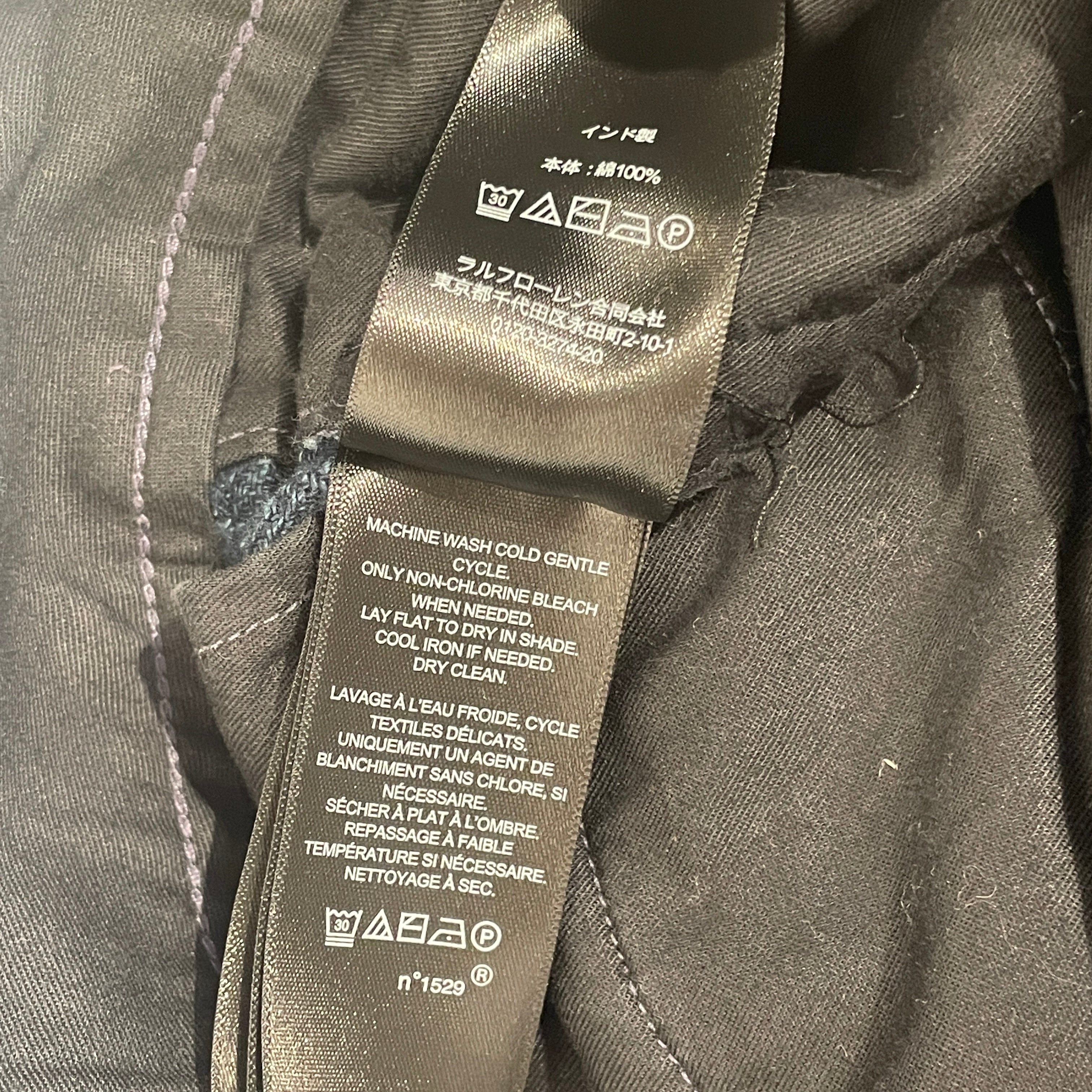 RRL/Pants/36/Cotton/BLU/COOL DETAIL ON BACK view 5