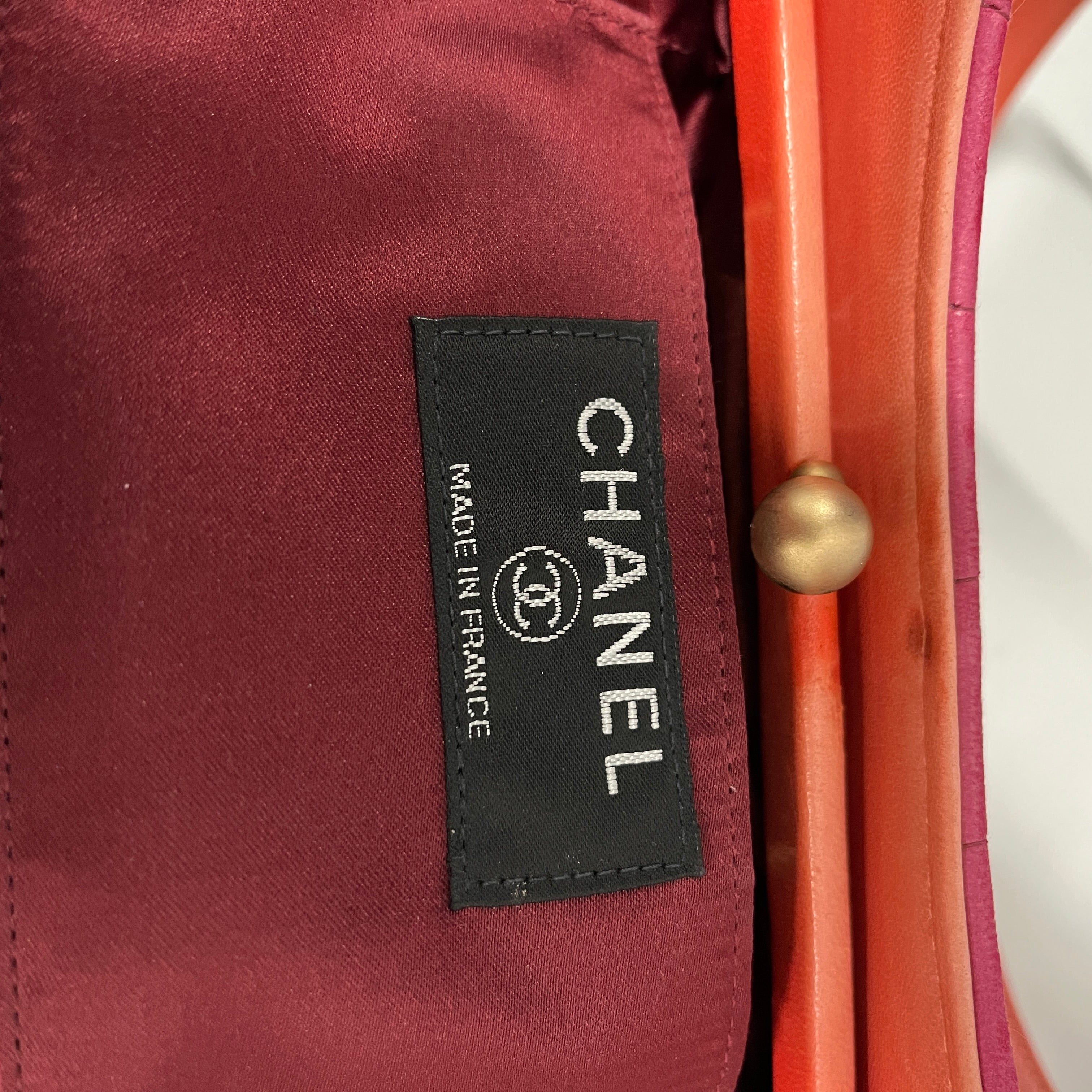 CHANEL/Hand Bag/Leather/PNK/QUILTED LOGO BAG view 5