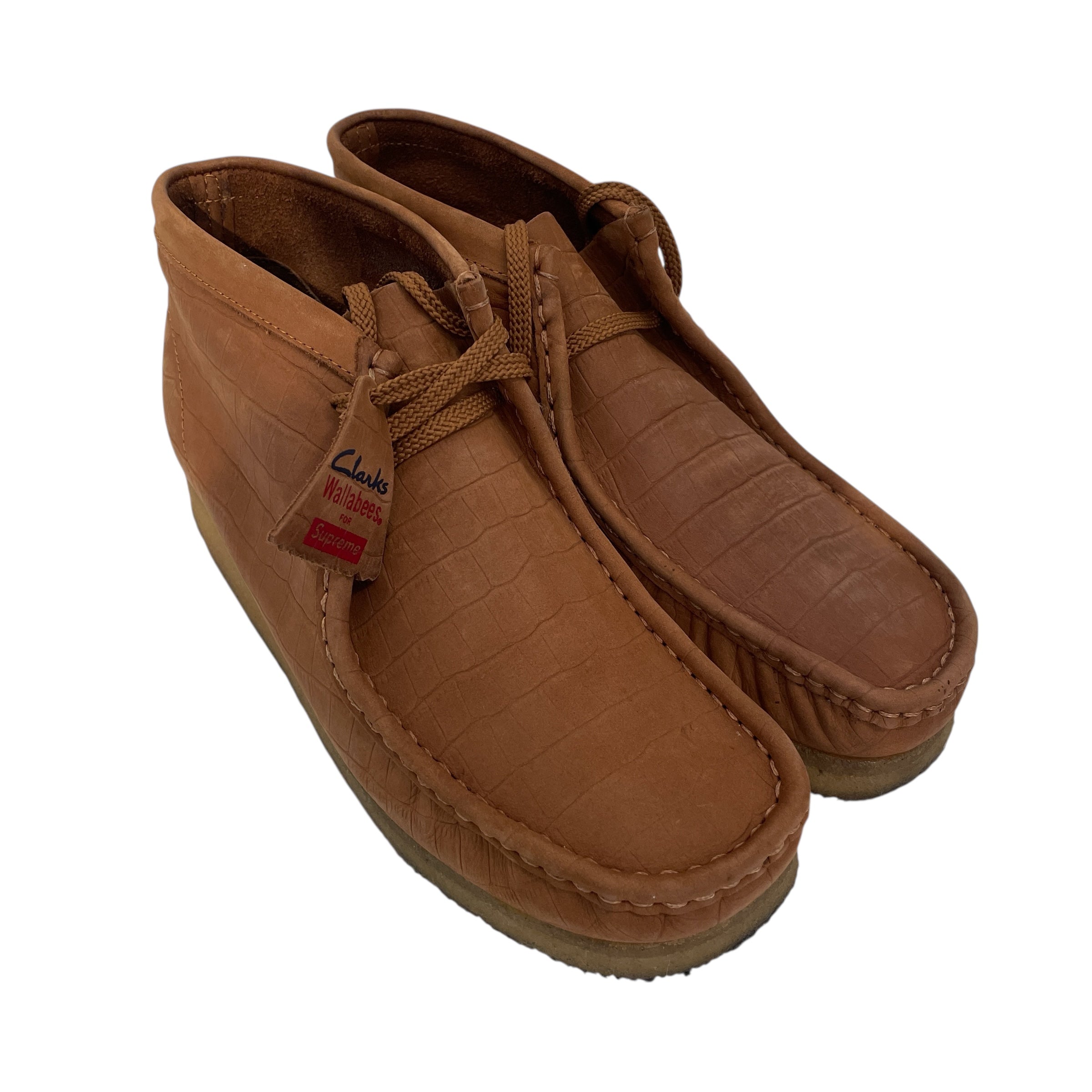 Supreme/Supreme/Clarks/Shoes/US 10.5/Leather/BRW/2012 Crocodile Wallabees view 1