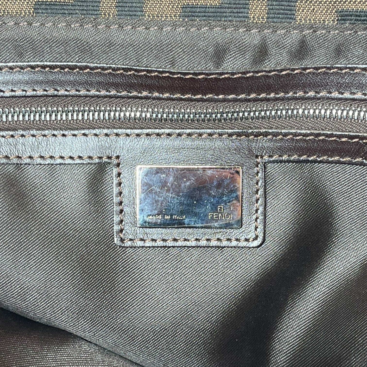 FENDI/Bag/Monogram/Cotton/BRW/ZUCCHINO MAMA BAGUETTE view 3