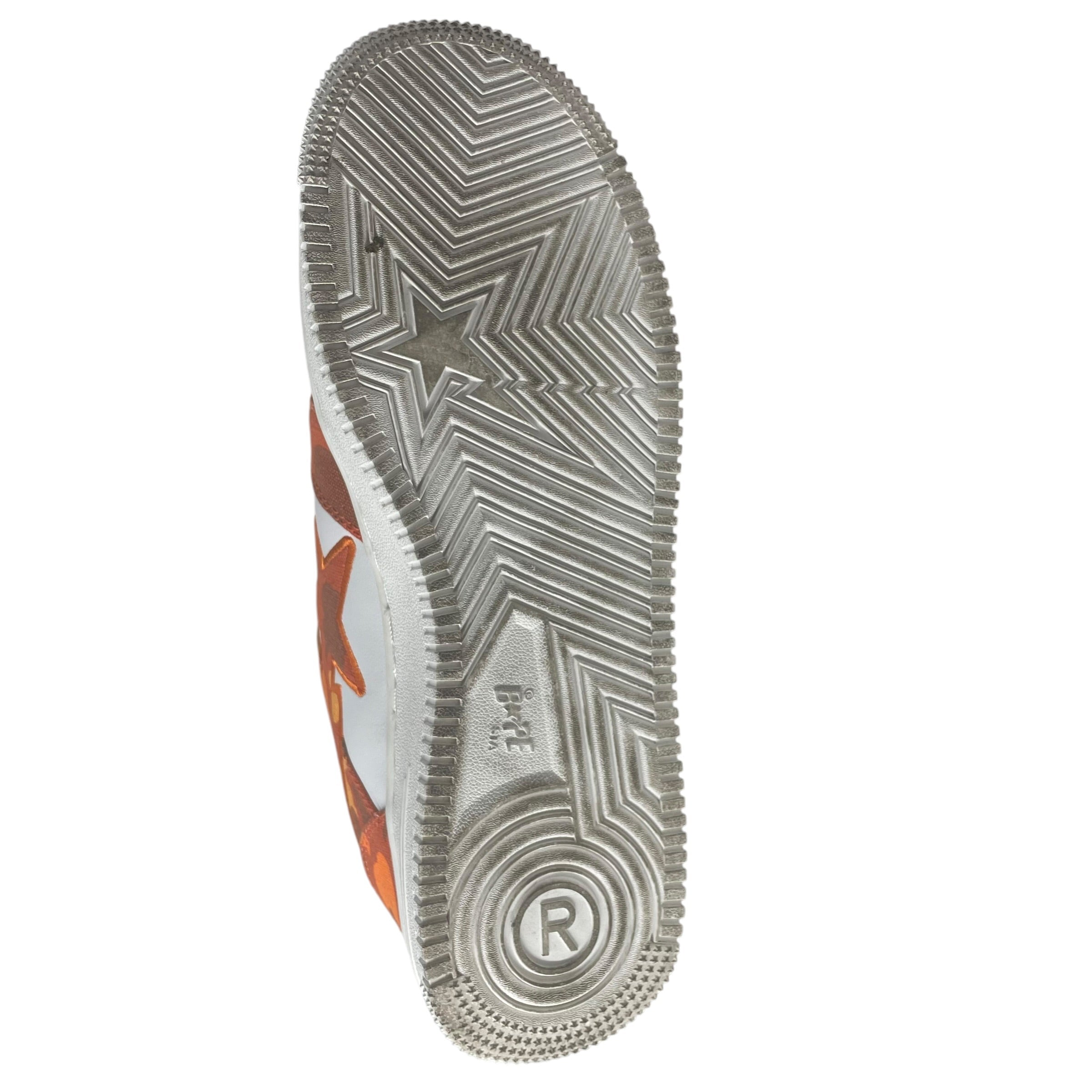 A BATHING APE/HERON PRESTON/Low-Sneakers/US 10/Camouflage/Leather/ORN/COTTON/LEATHER BAPESTA view 4