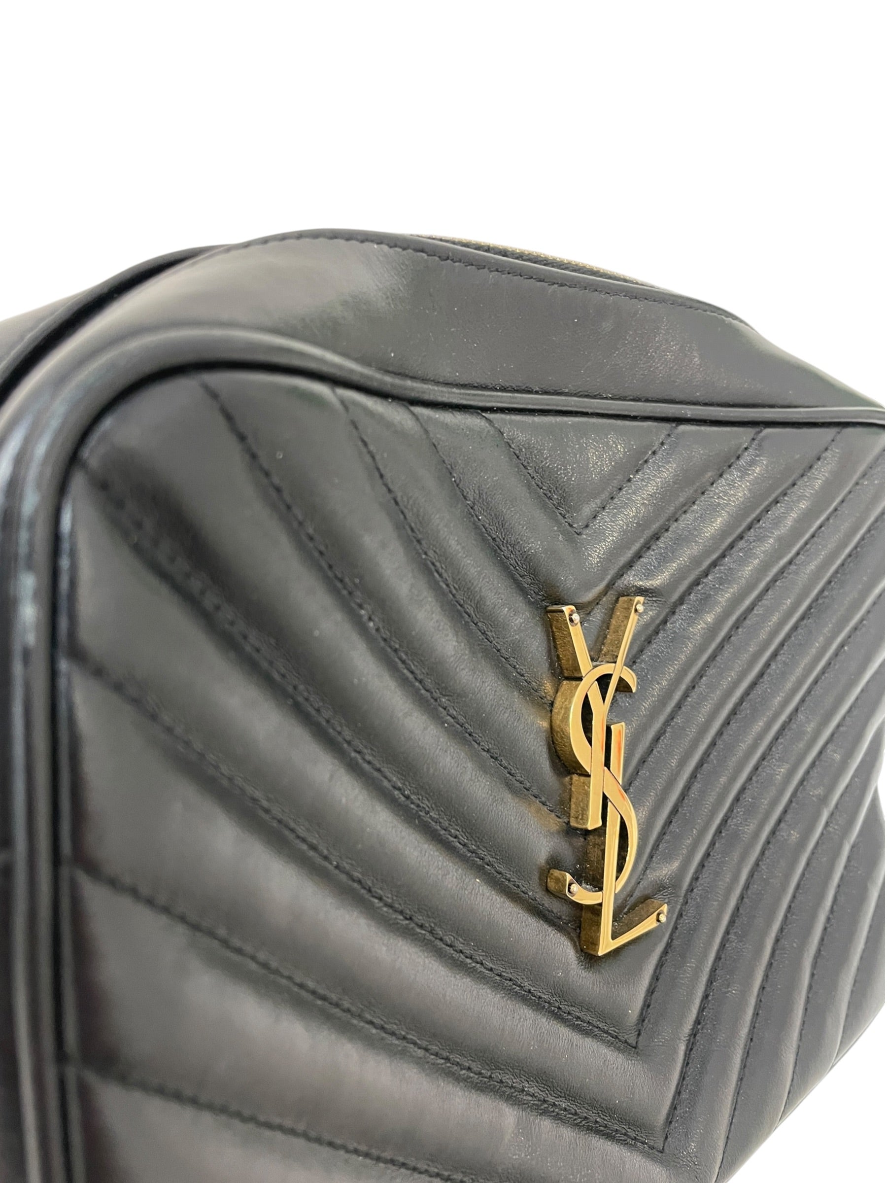 SAINT LAURENT/Cross Body Bag/Leather/Black/VSL612544 lou camera view 6