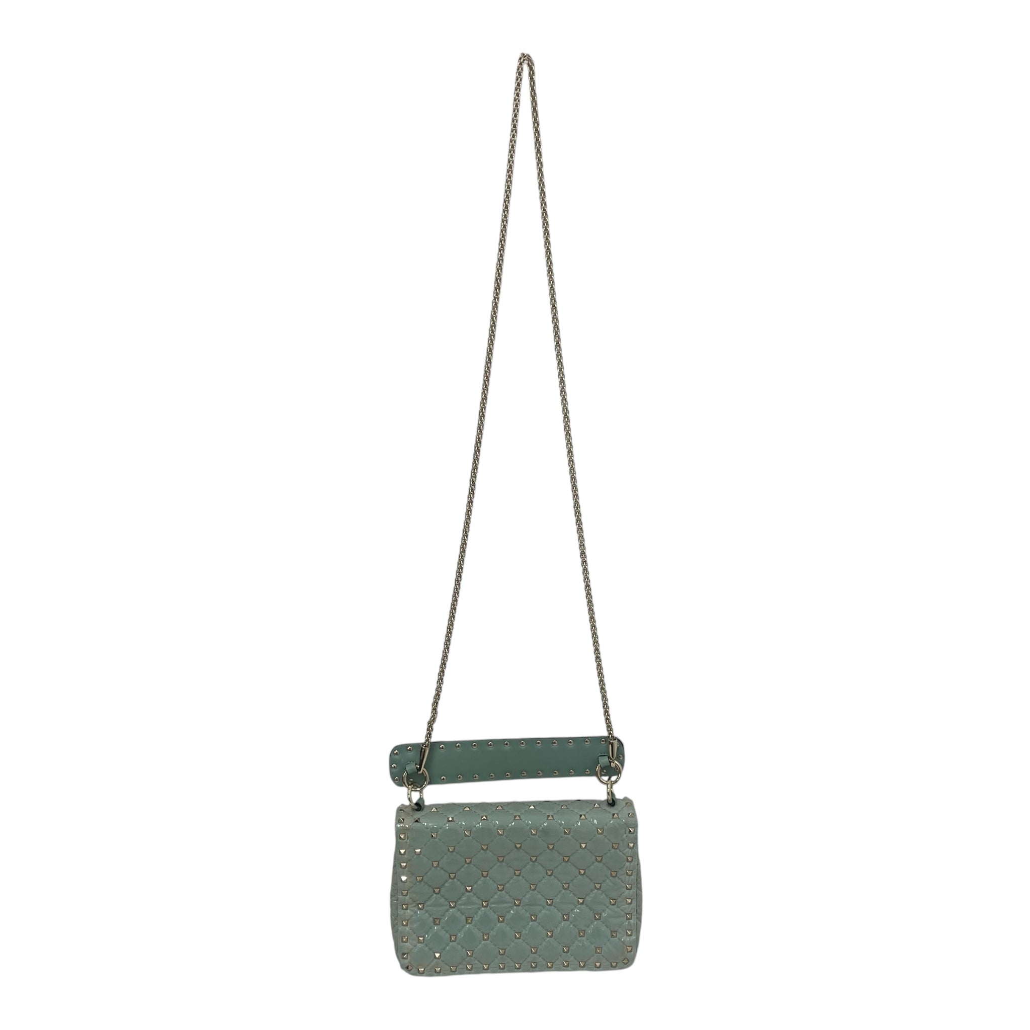 VALENTINO/Cross Body Bag/Iridescent/Faux Leather/GRN/SEAFOAMSTUD view 2