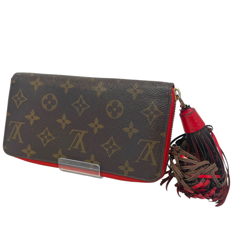LOUIS VUITTON/Long Wallet/Monogram/Leather/BRW/