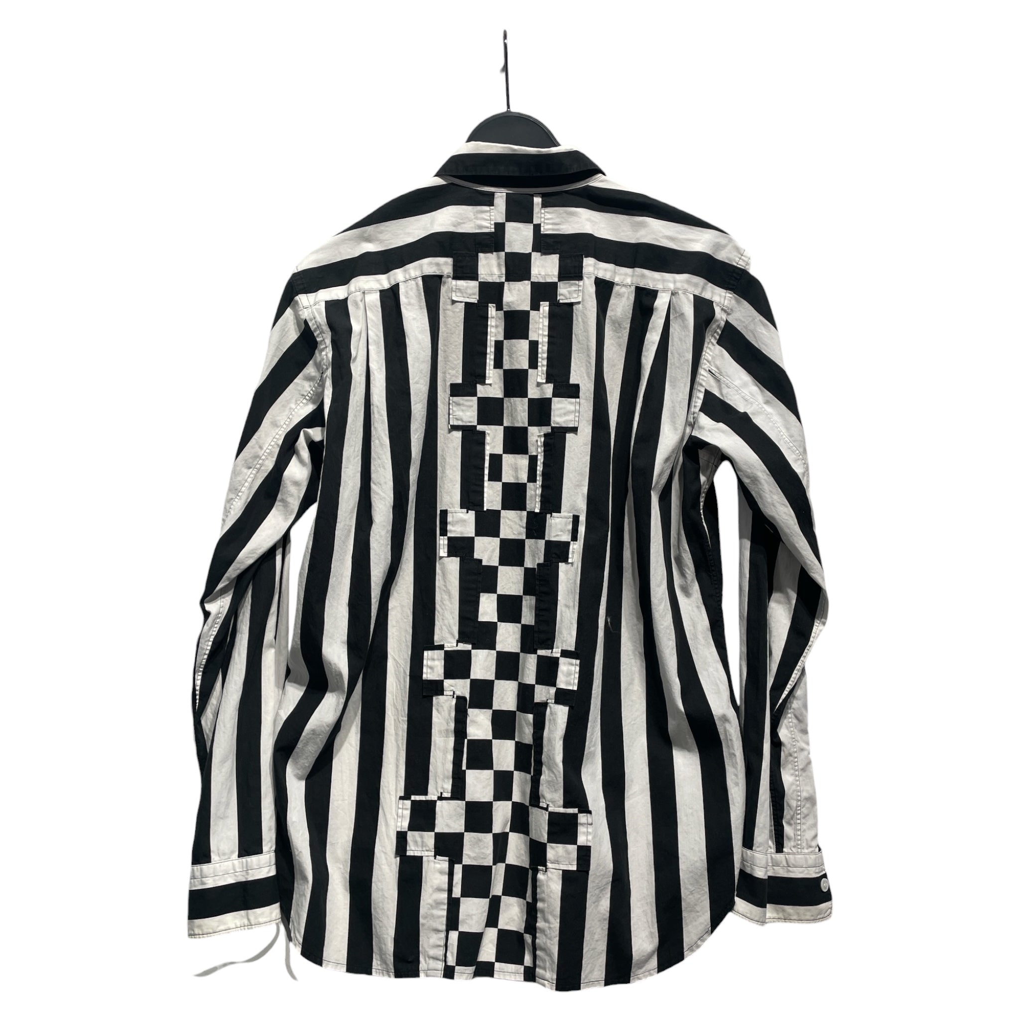 COMME des GARCONS HOMME PLUS/LS Shirt/M/Cotton/WHT/Stripe/STRIPE SHIRT/ view 2