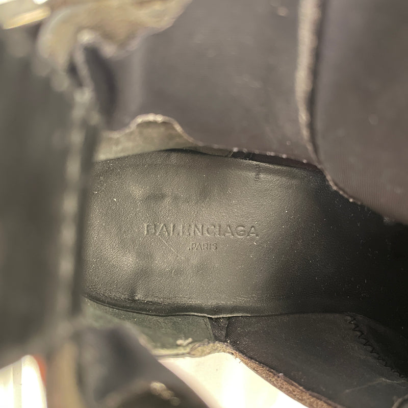 BALENCIAGA/Ankle Boots/US 6.5/Leather/BLK/CEINTURE ANKLE BOOT