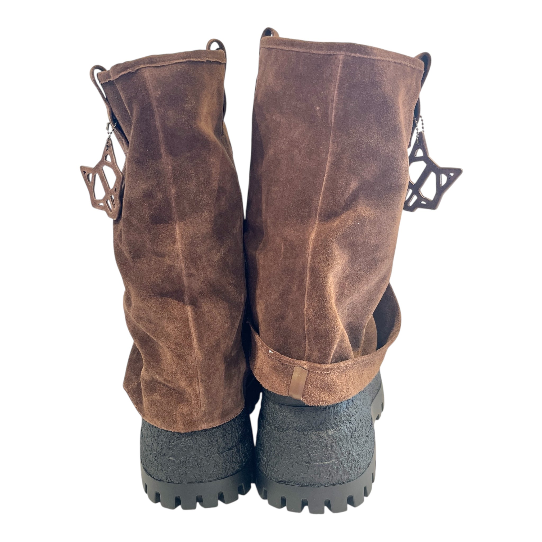 NAKED WOLFE/Boots/US 9/Suede/BRW/Fringe/DISTURB view 4