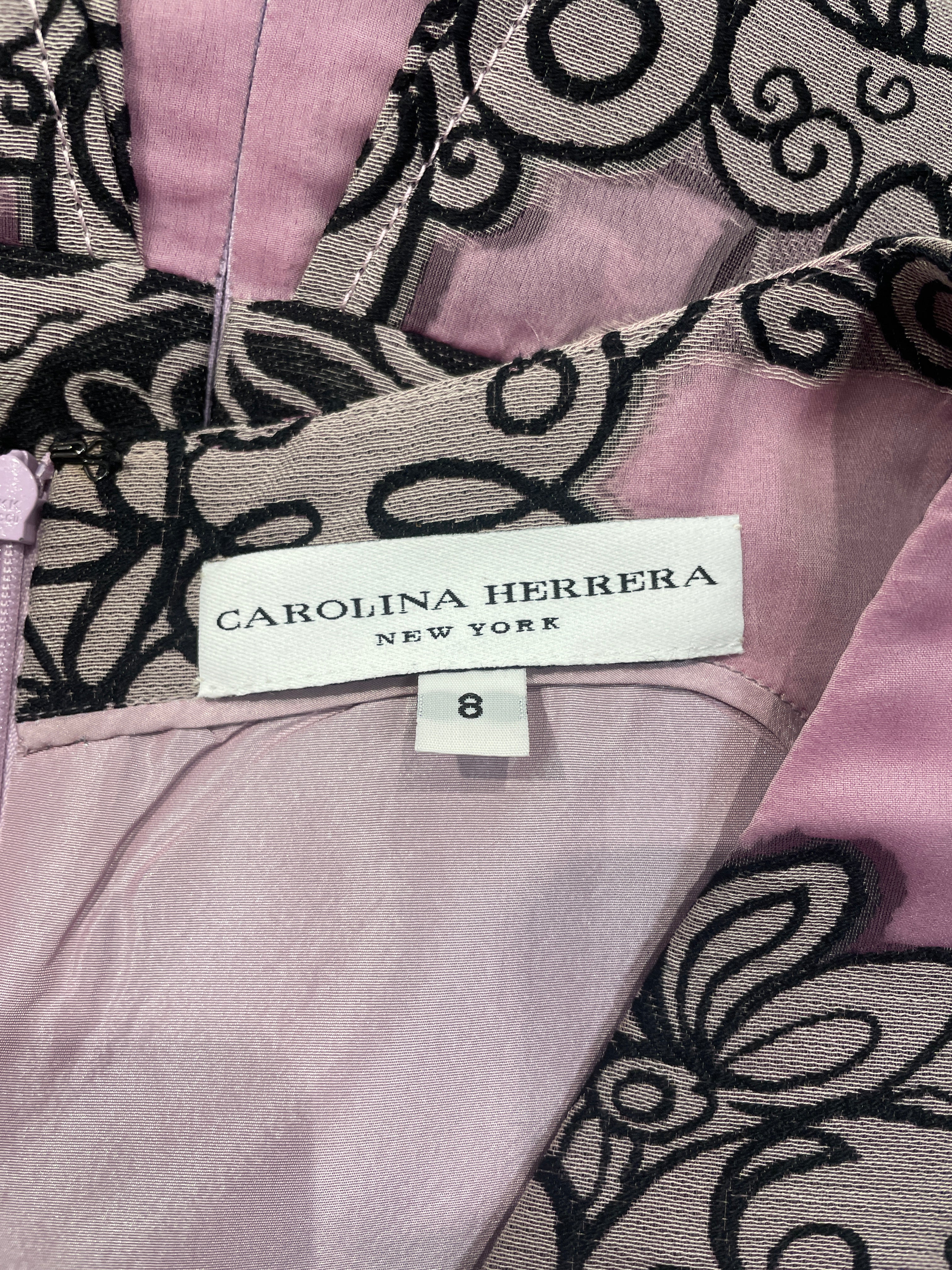 CAROLINA HERRERA/SL Dress/All Over Print/PPL/ view 3