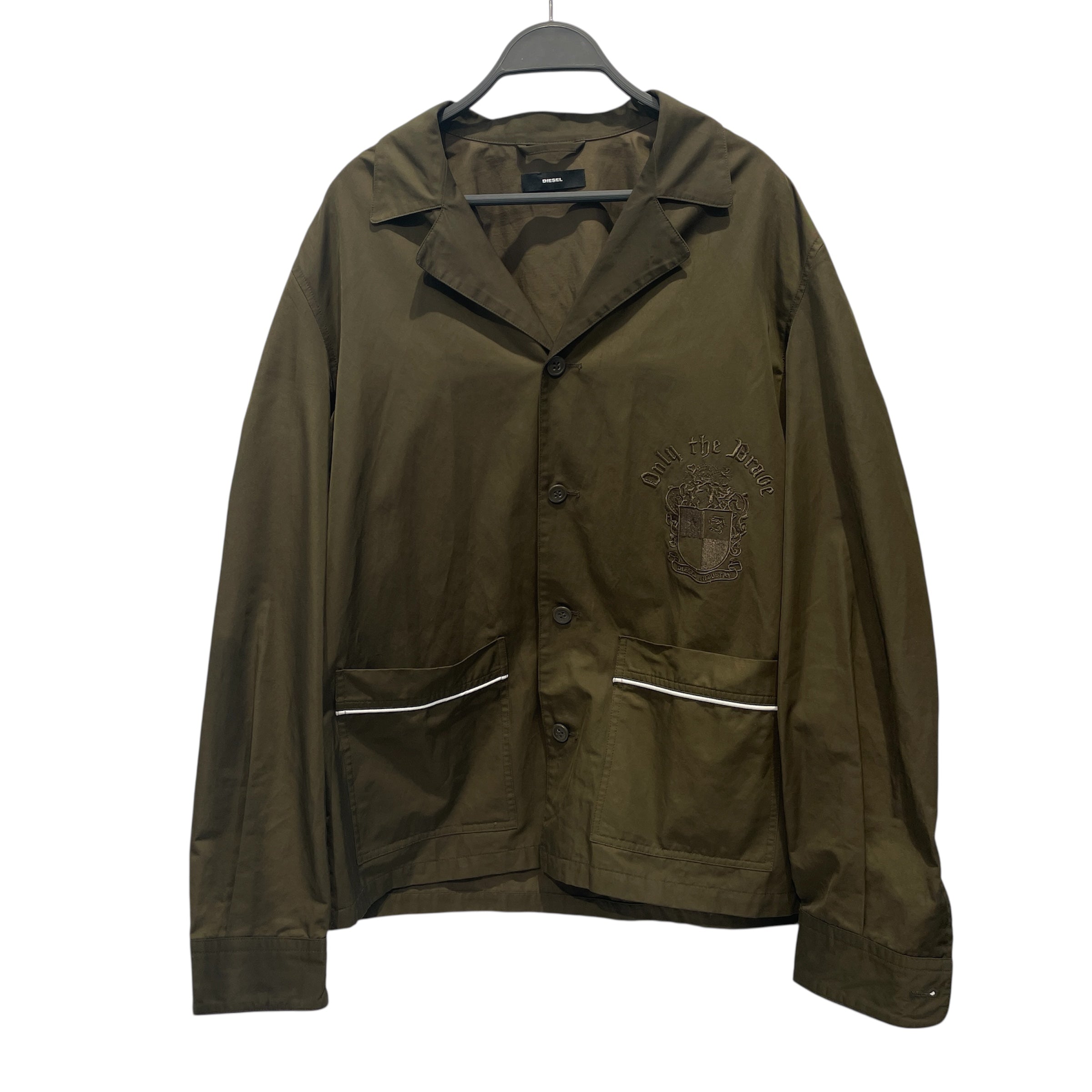 DIESEL/Jacket/M/Cotton/KHK/DIESEL ONLY THE BAVE LOGO JKT view 1