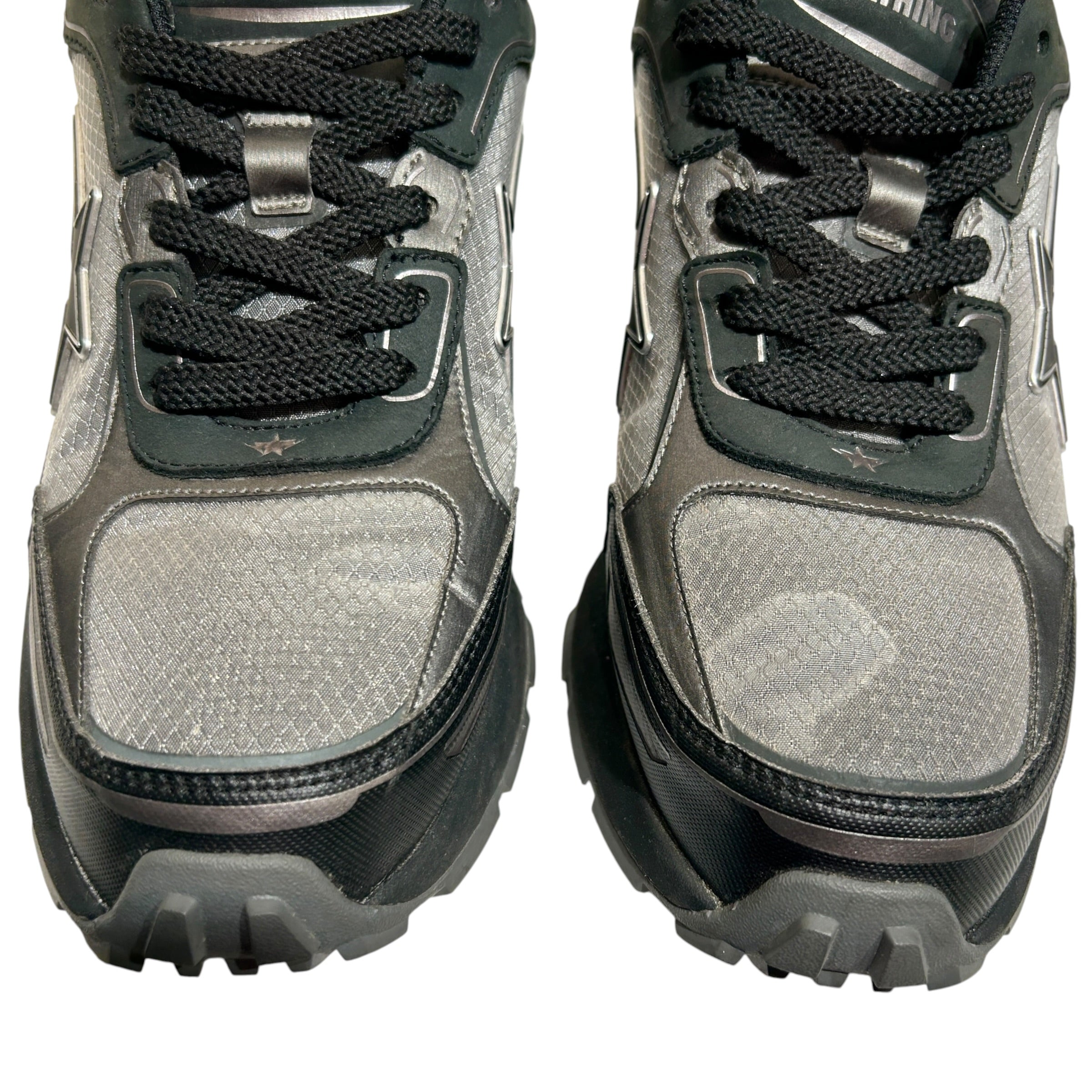 A BATHING APE/Low-Sneakers/US 9.5/GRY/Cross Sta view 4