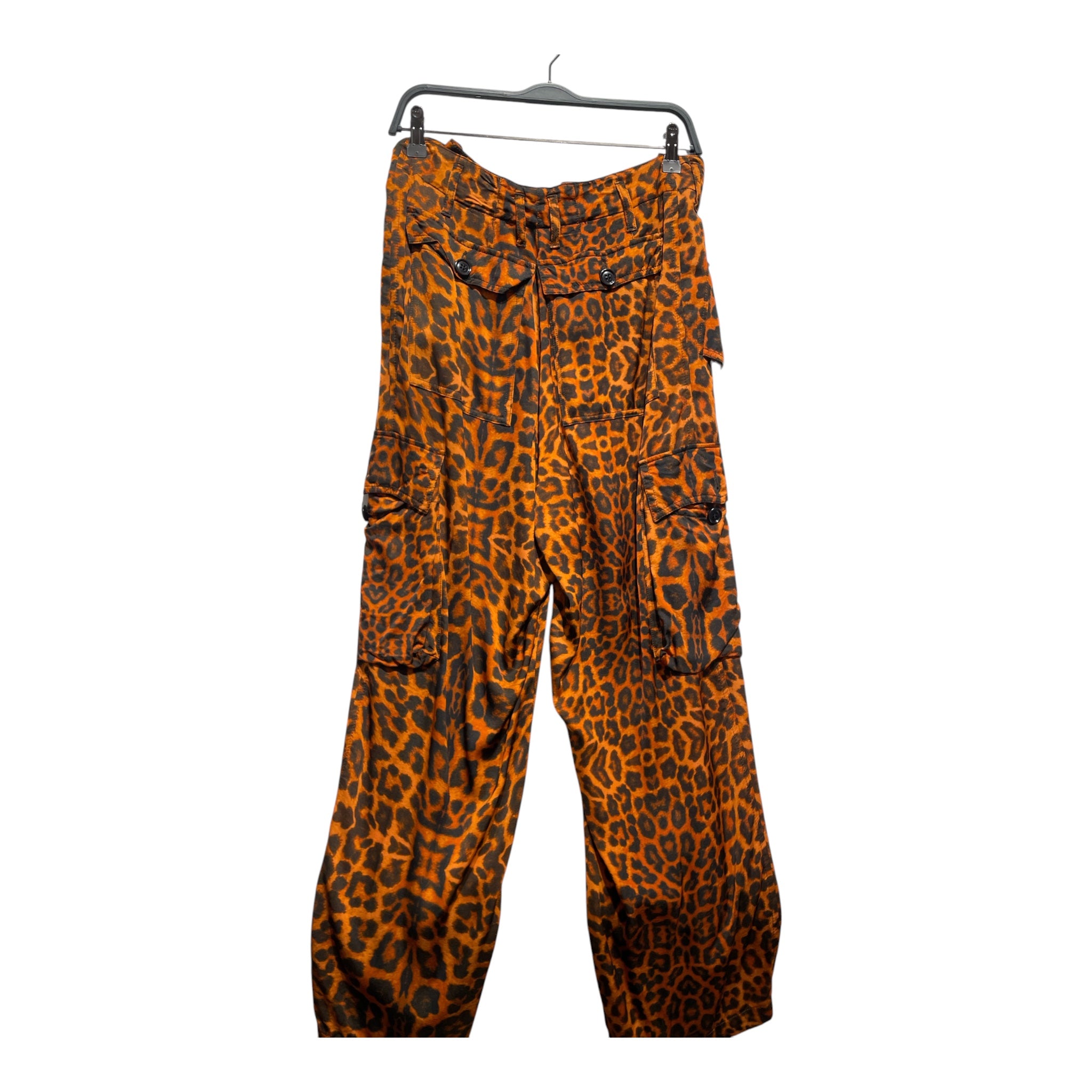 DRIES VAN NOTEN/Wide Leg Pants/36/Animal Pattern/ORN/ view 2