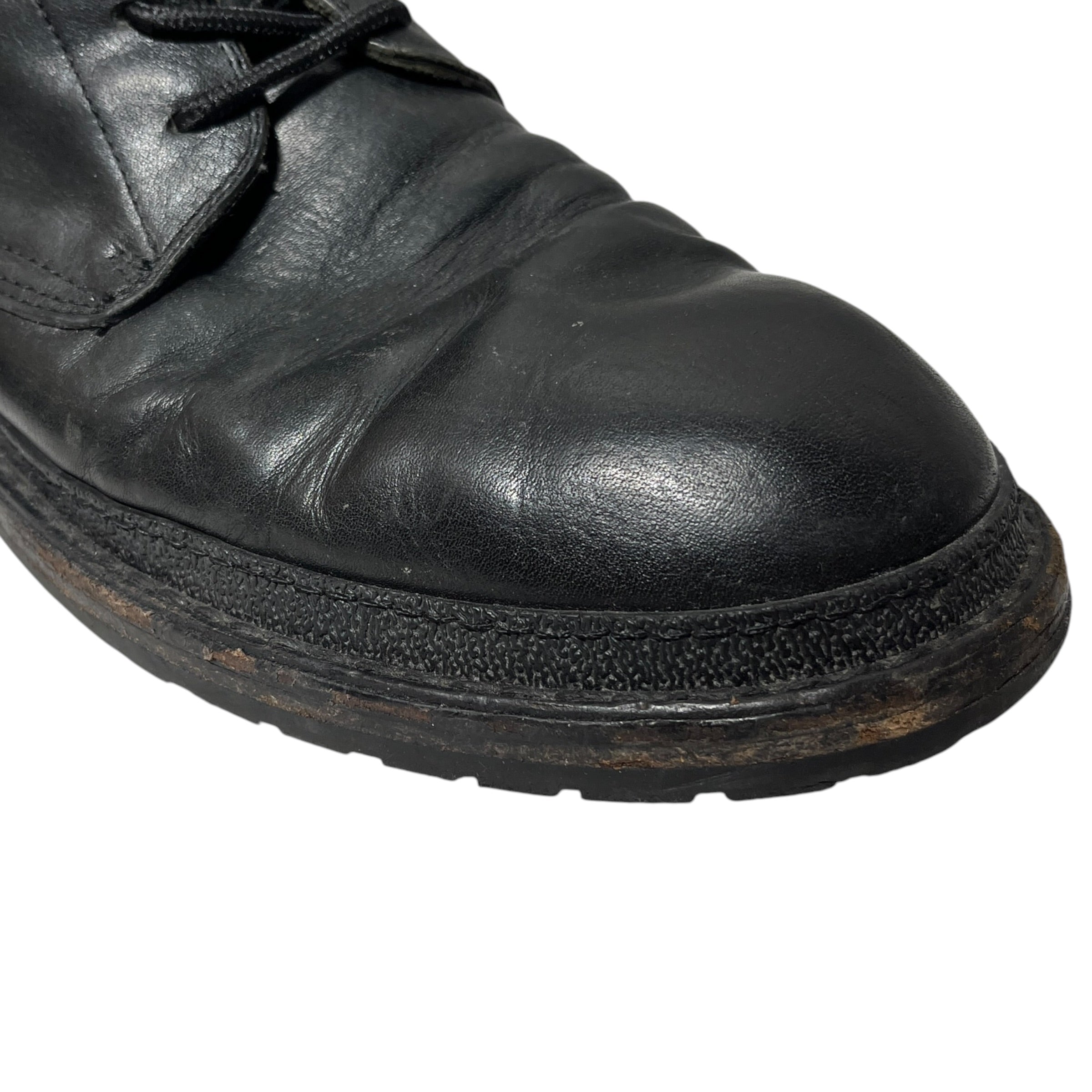 ANN DEMEULEMEESTER/Lace Up Boots/US 10/Leather/BLK/Lace Up Boots view 5