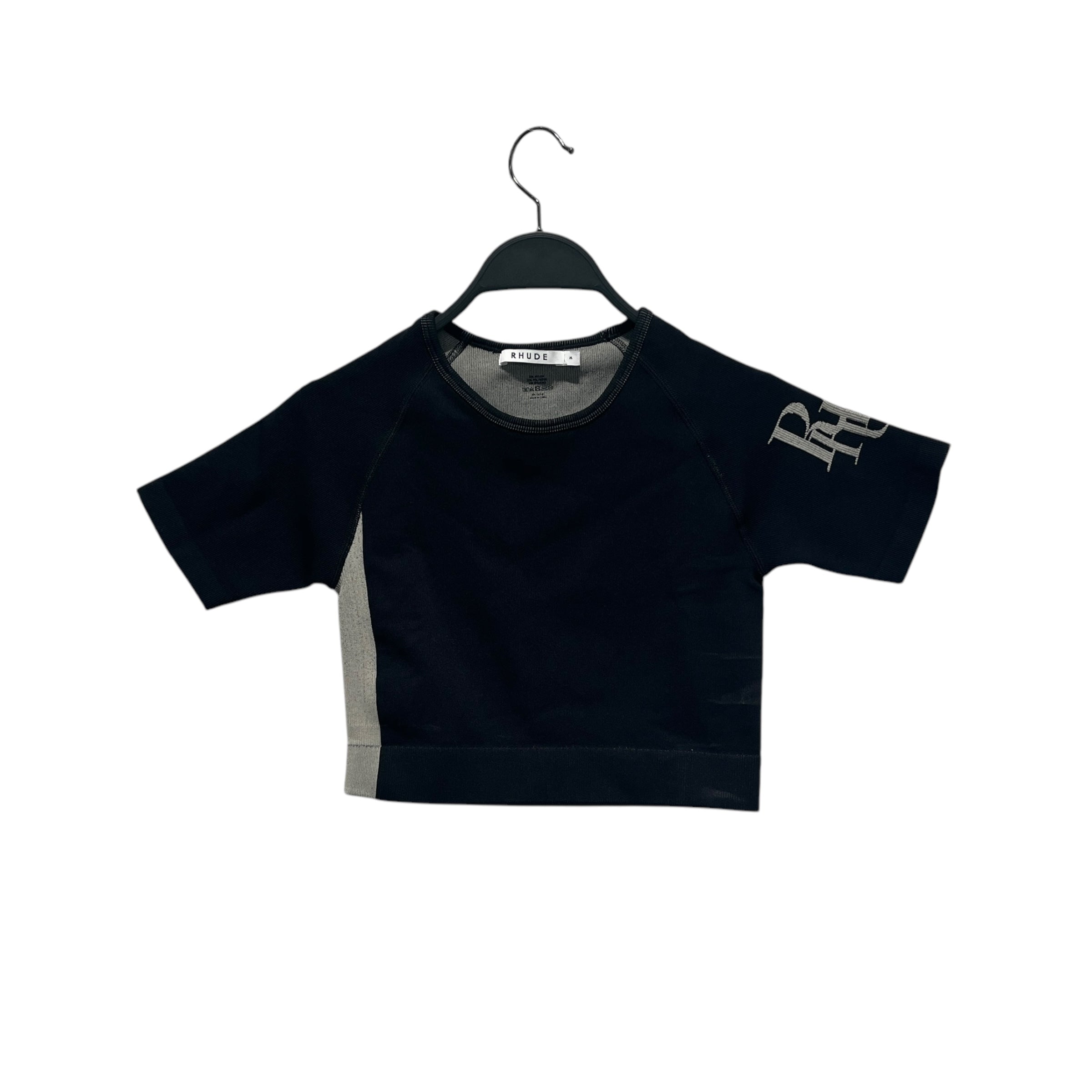 RHUDE/T-Shirt/M/Nylon/BLK/ view 1