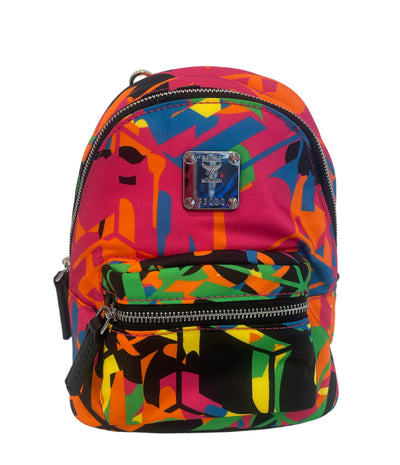 MCM/Backpack/OS/Leather/BLK/l0594