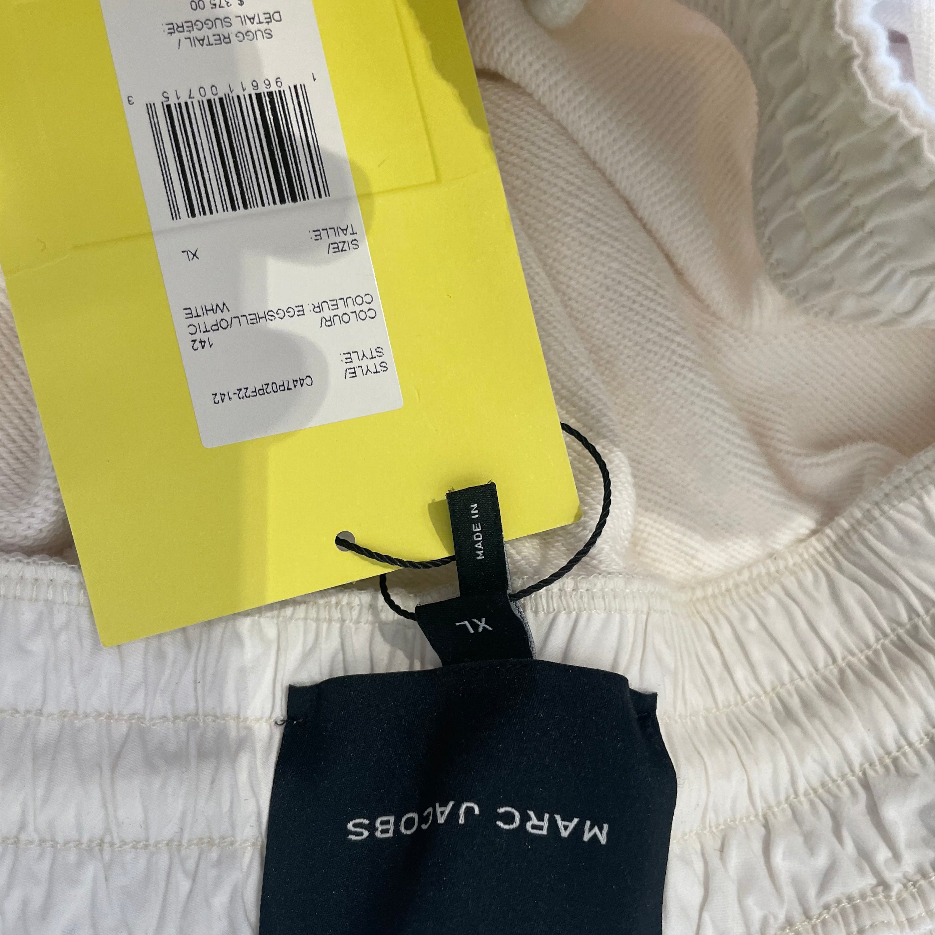 MARC BY MARC JACOBS/Pants/XL/Cotton/WHT/Oversized Monogram view 3