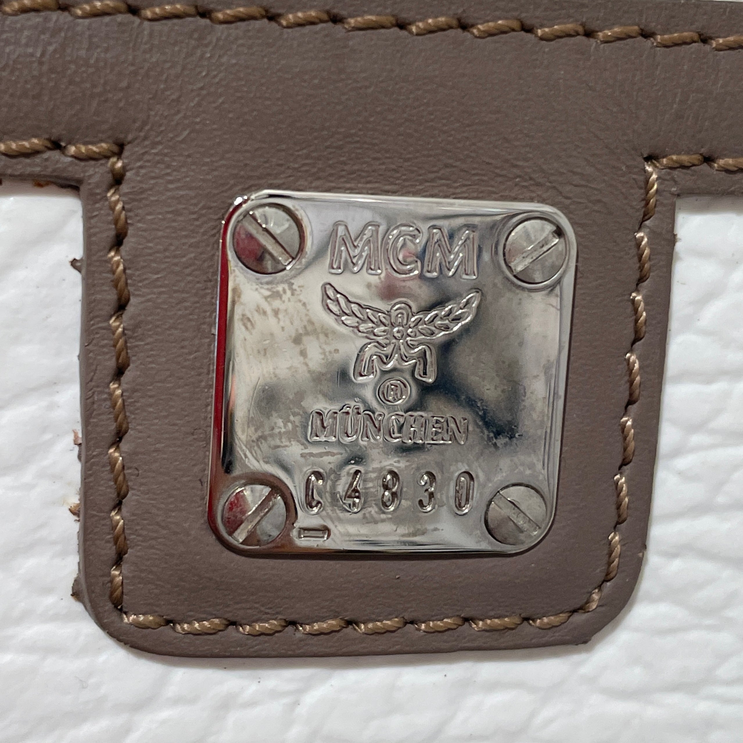MCM/Tote Bag/Monogram/Leather/WHT/Lion Princess Tote bag view 5