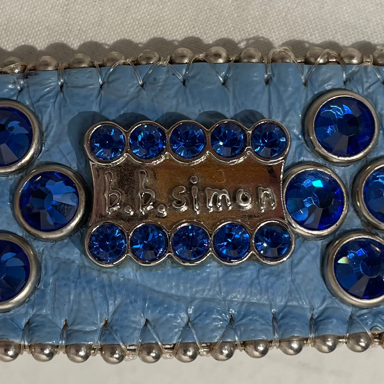 b.b.simon/Belt/Leather/BLU/ view 4
