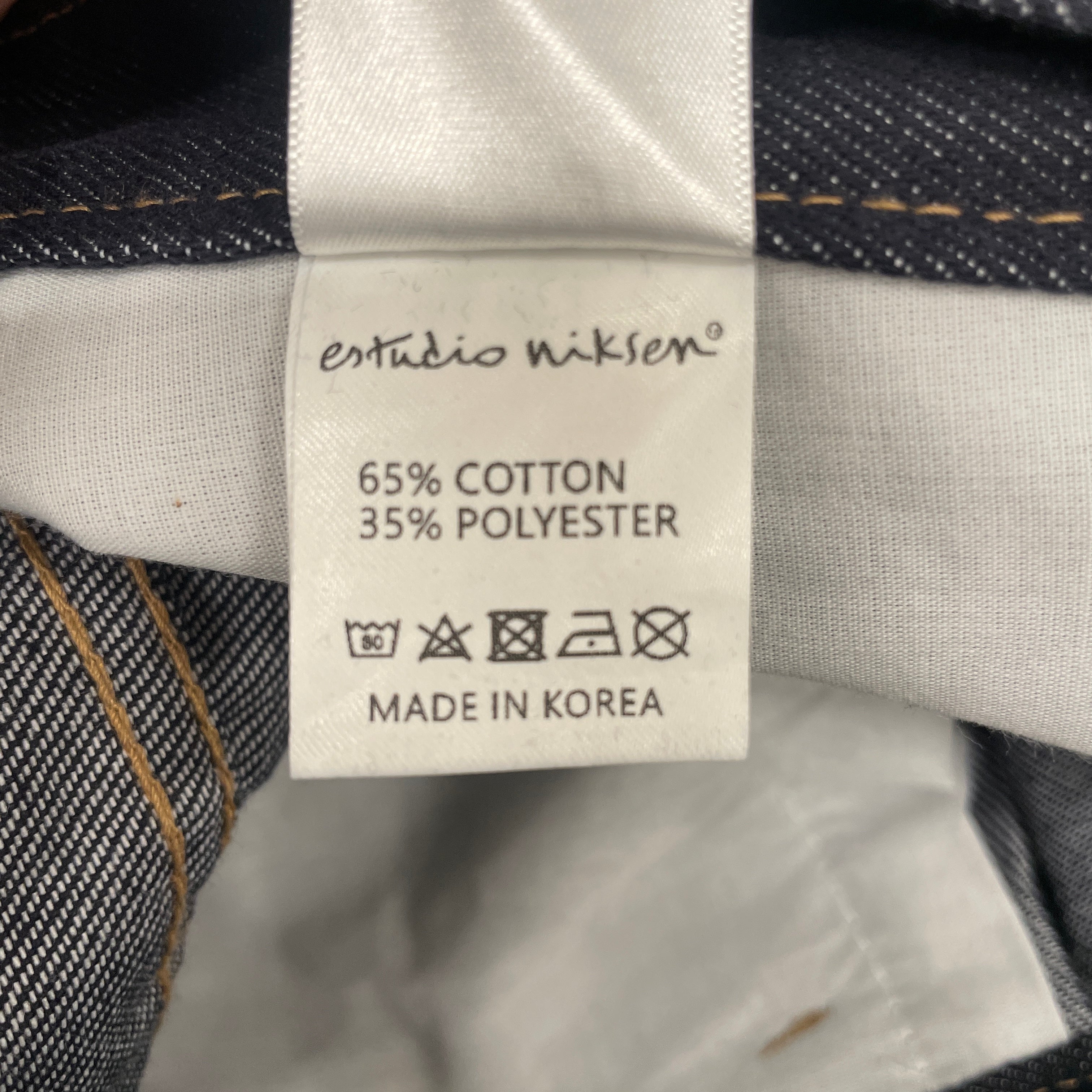 ESTUDIO NIKSEN/Pants/3/Denim/BLU/DARK WASH BAGGY view 5