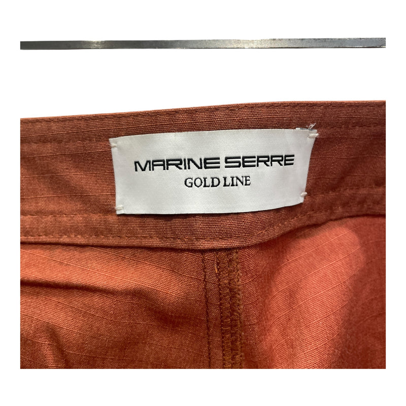 MARINE SERRE/Cargo Pants/S/Cotton/ORN/Camouflage/DESERT UNIFORM