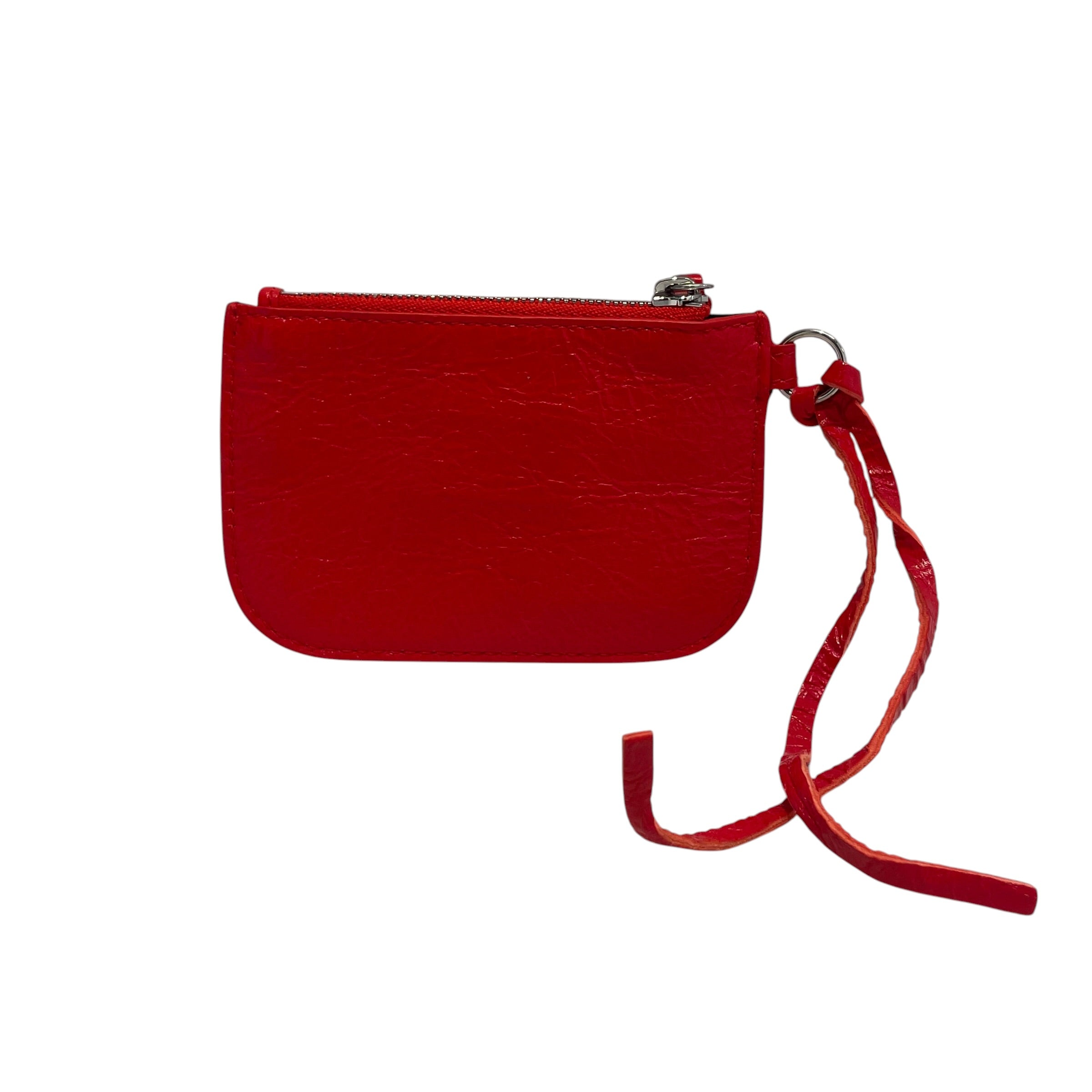 BALENCIAGA/Wallet/Leather/RED/cagole red wallet view 2