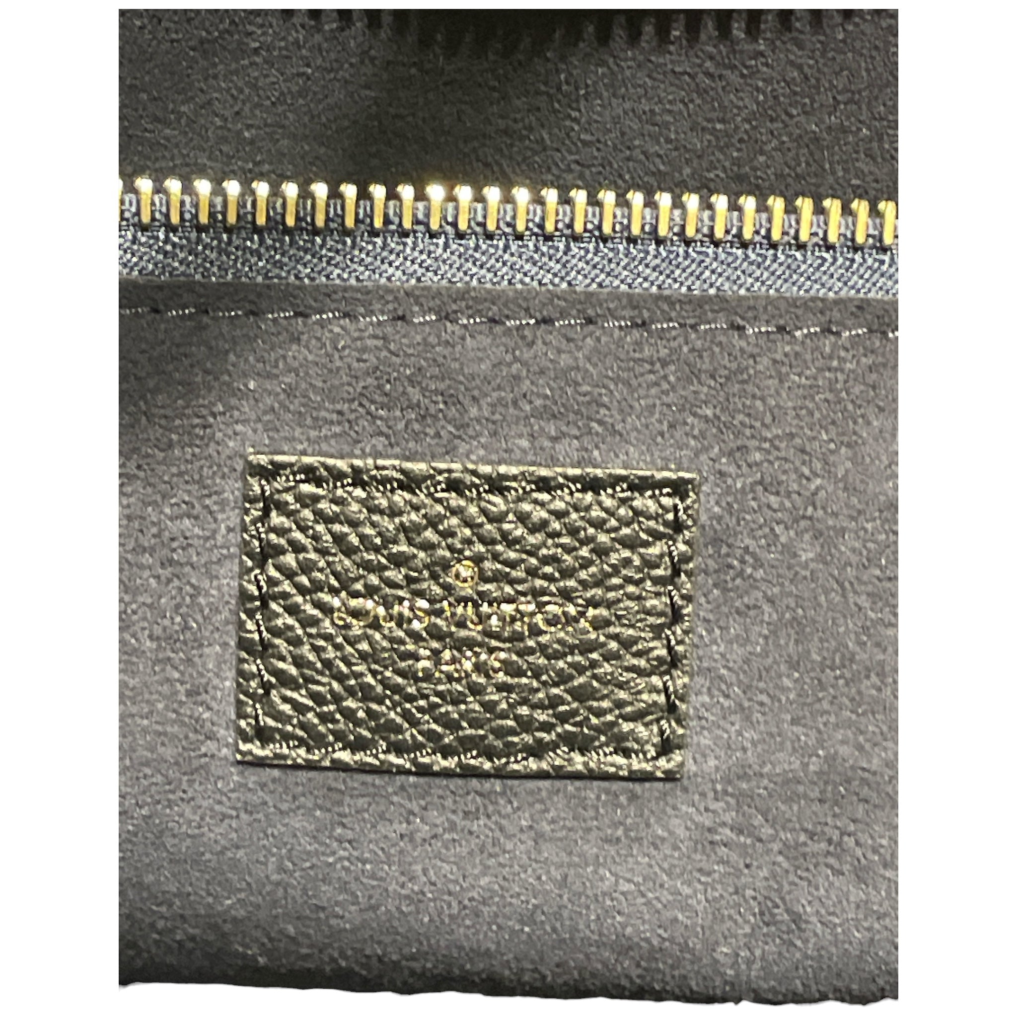 LOUIS VUITTON/Tote Bag/Monogram/Leather/BLK/Empriente Neverfull MM view 4