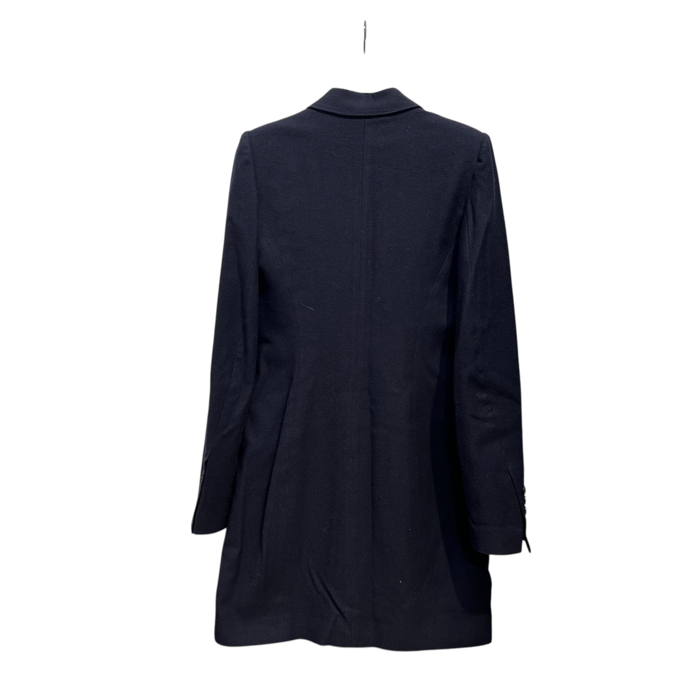 ANN DEMEULEMEESTER/Coat/38/Wool/NVY/tailored slim coat view 2