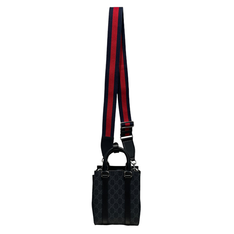 GUCCI/Cross Body Bag/BLK/web supreme mini tote